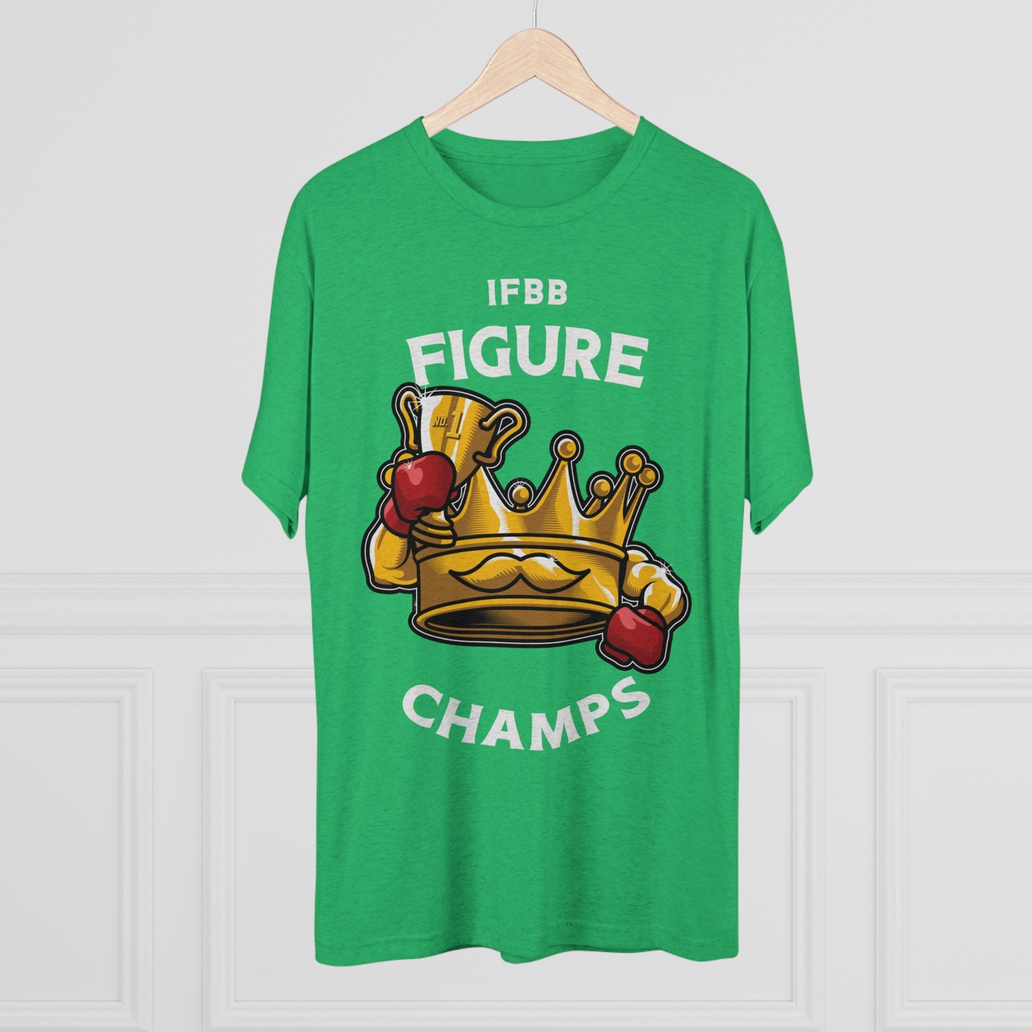 IFBB FIGURE CHAMPS (v2) - PREMIUM SOFT - Unisex Tri-Blend Crew Tee (Next Level 6010)