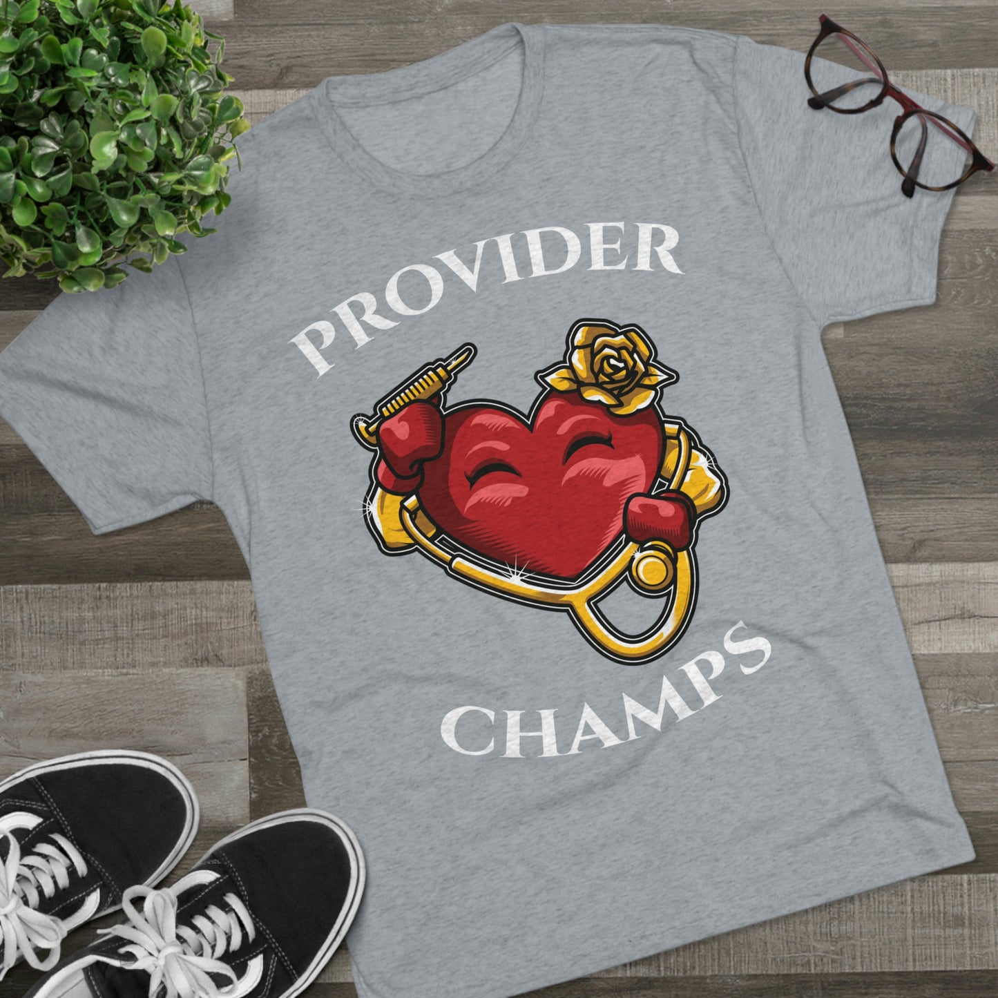 PROVIDER CHAMPS - PREMIUM SOFT - Unisex Tri-Blend Crew Tee (Next Level 6010)