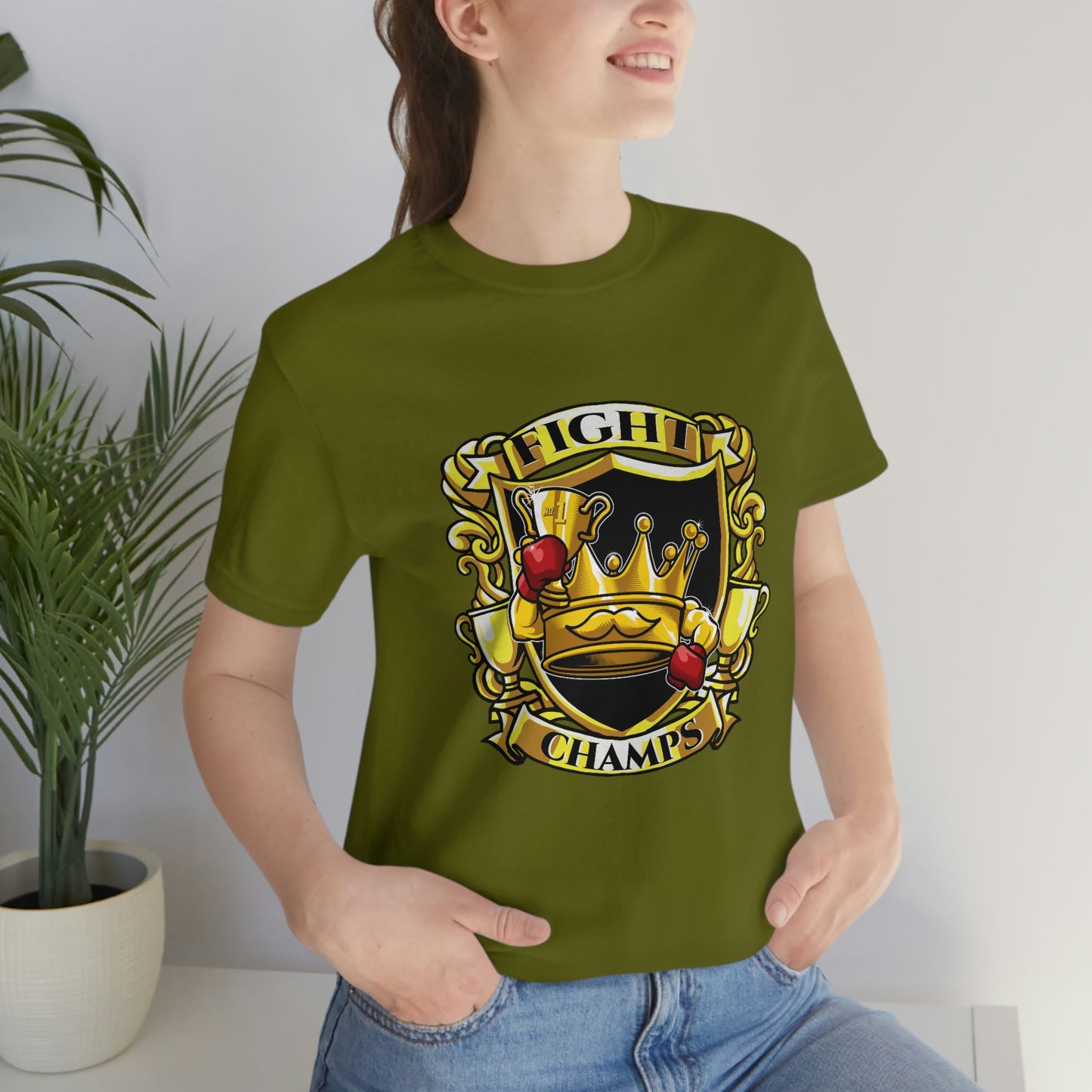 Fight Champs! Unisex Jersey Short Sleeve Tee (Bella+Canvas)