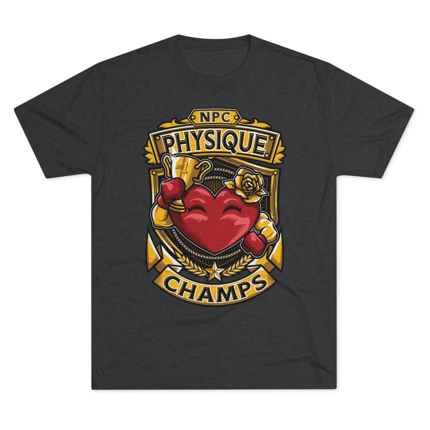 NPC PHYSIQUE CHAMPS - PREMIUM SOFT - Unisex Tri-Blend Crew Tee (Next Level 6010)