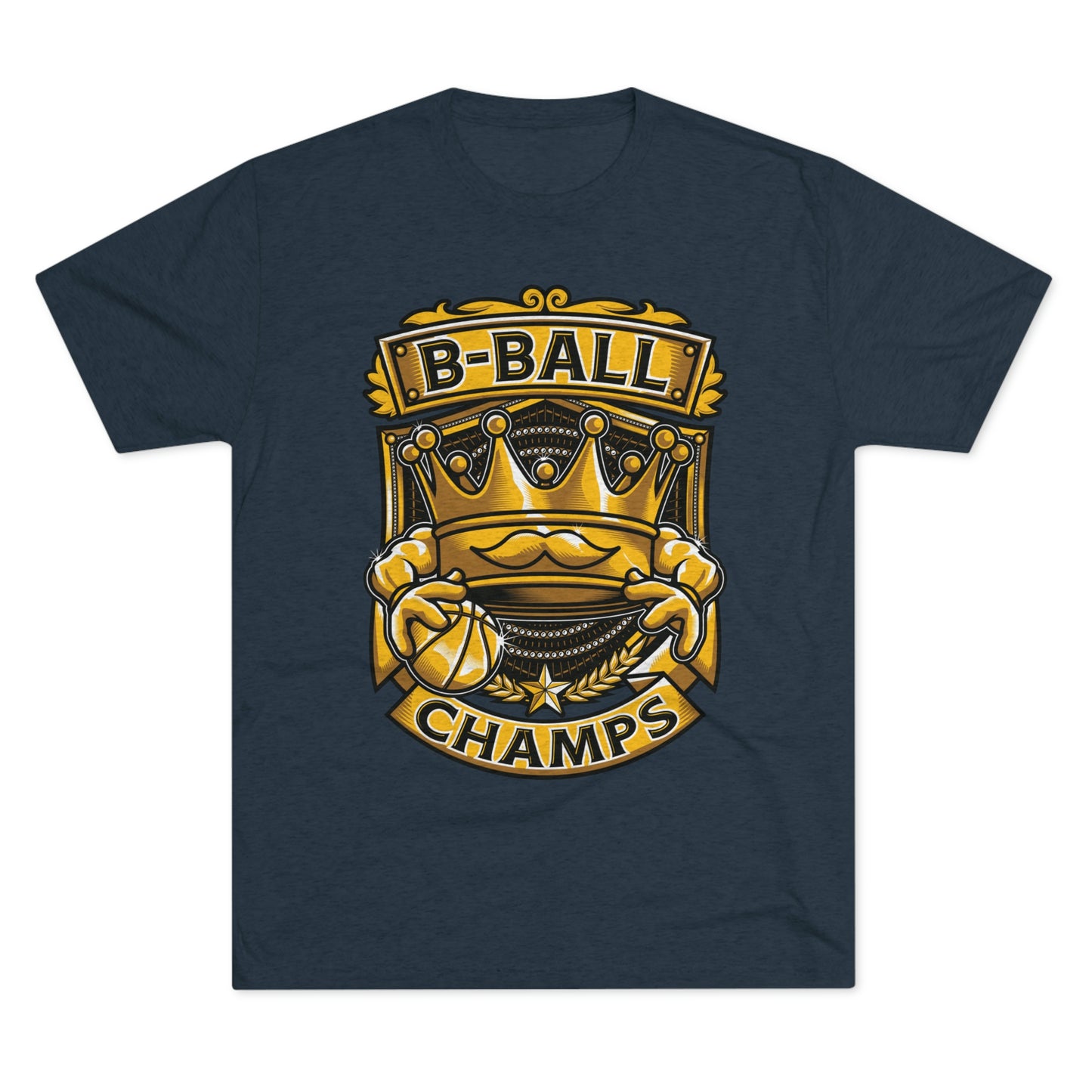 B-BALL CHAMPS - PREMIUM SOFT - Unisex Tri-Blend Crew Tee (Next Level 6010)