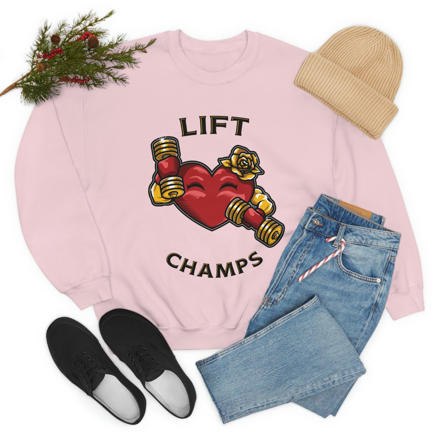 Lift Champs! - Unisex Heavy Blend™ Crewneck Sweatshirt