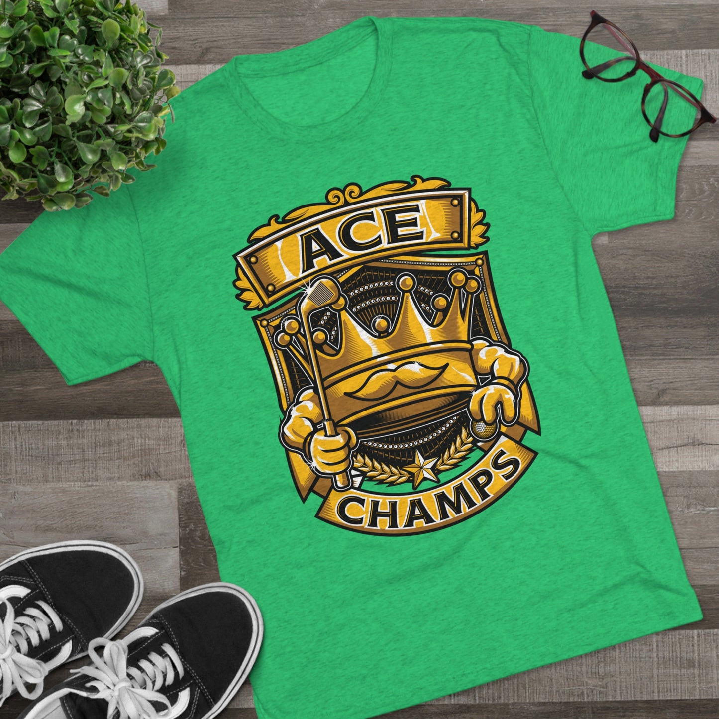 ACE CHAMPS - PREMIUM SOFT - Unisex Tri-Blend Crew Tee (Next Level 6010)