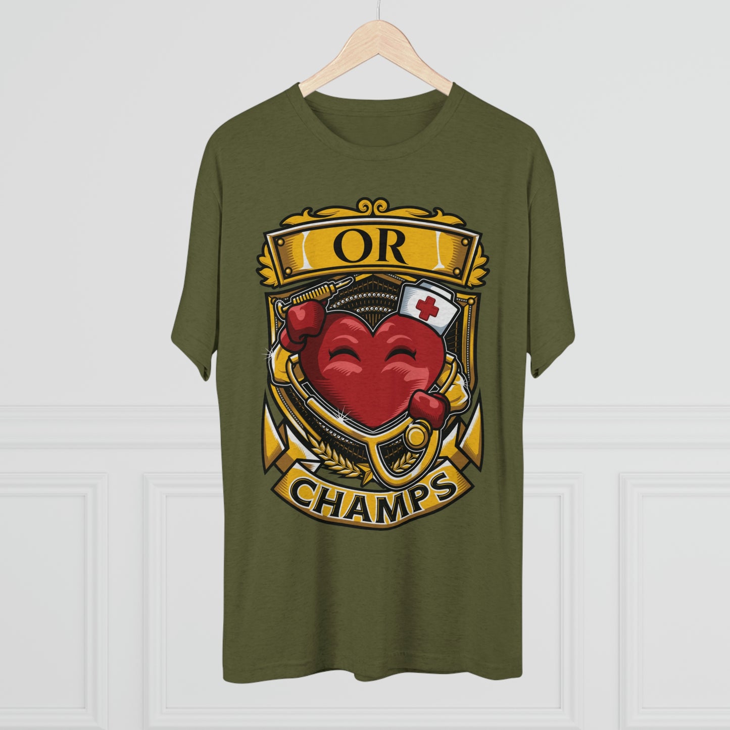 OR CHAMPS - PREMIUM SOFT - Unisex Tri-Blend Crew Tee (Next Level 6010)