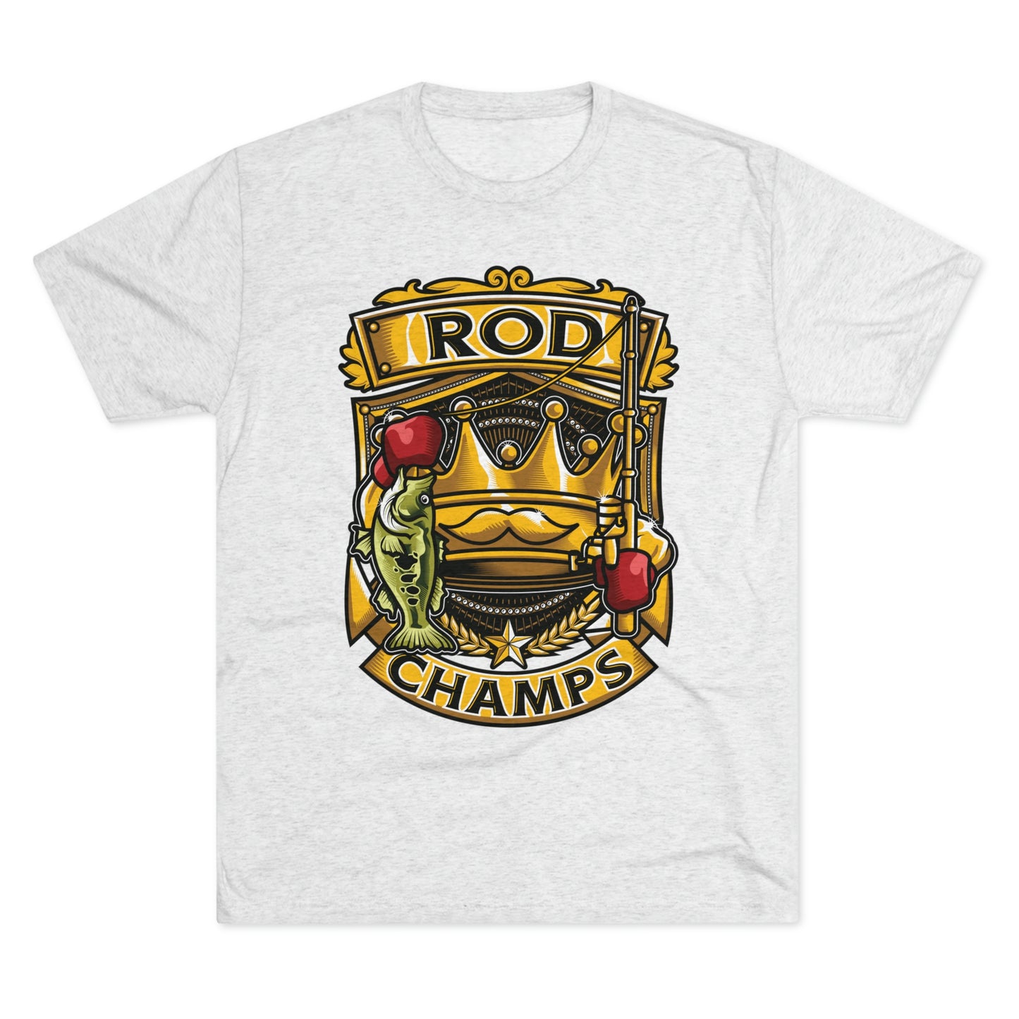 ROD CHAMPS - PREMIUM SOFT - Unisex Tri-Blend Crew Tee (Next Level 6010)