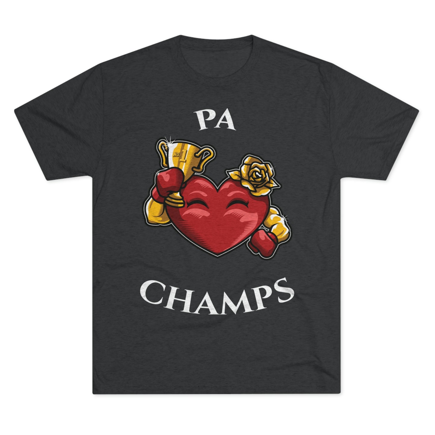 PA CHAMPS (Alternate Logo) - PREMIUM SOFT - Unisex Tri-Blend Crew Tee (Next Level 6010)