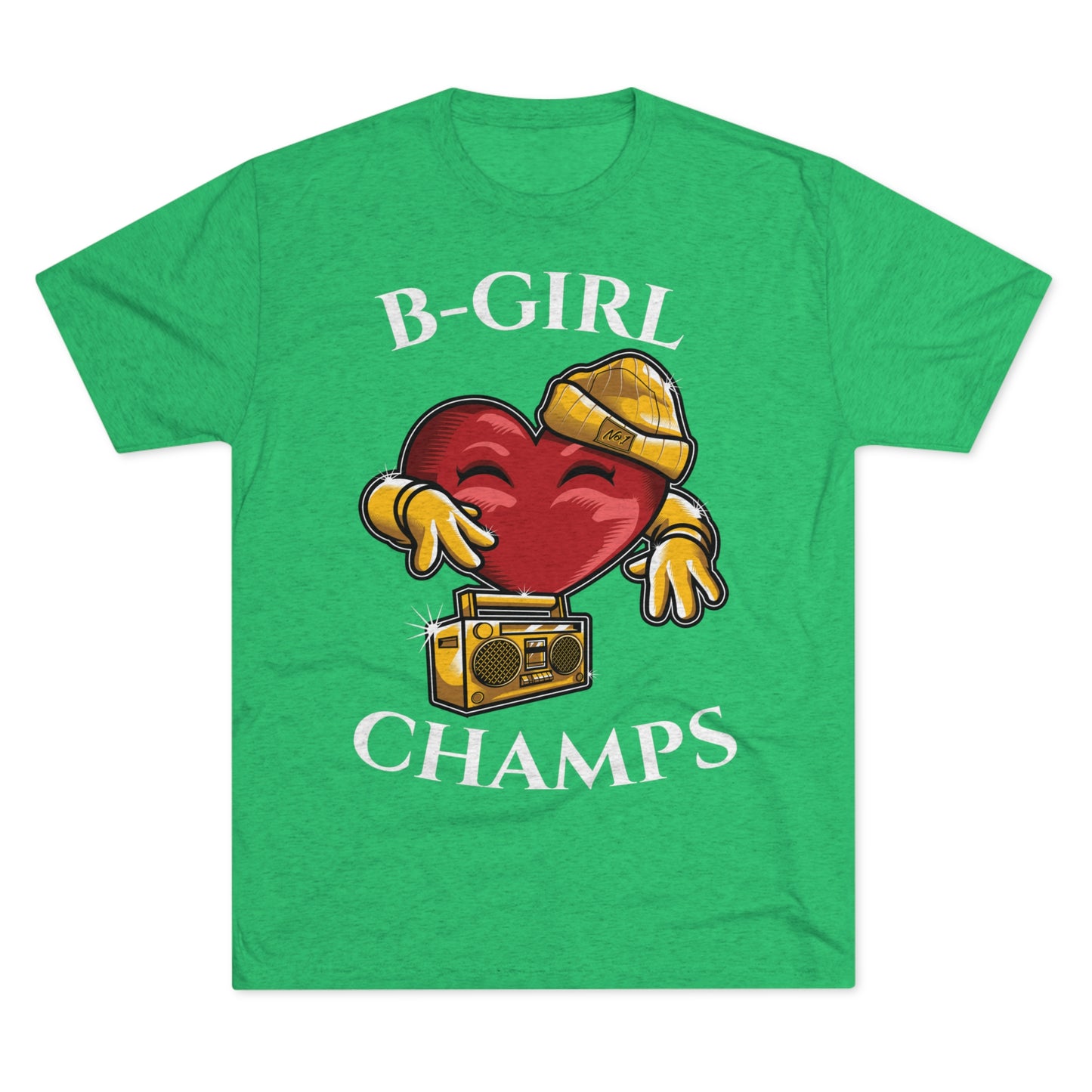 B-GIRL CHAMPS (No Crest) - PREMIUM SOFT - Unisex Tri-Blend Crew Tee (Next Level 6010)