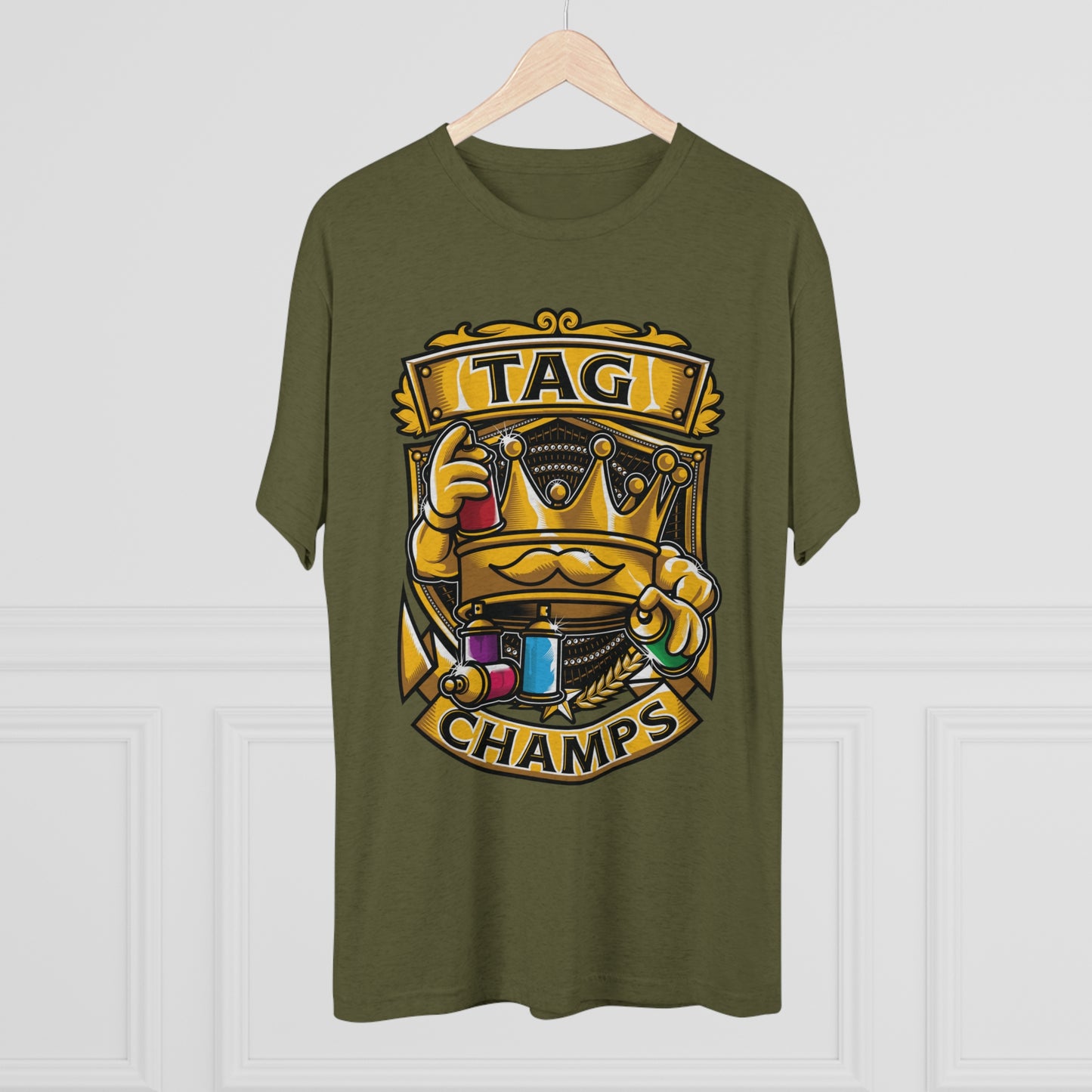 TAG CHAMPS - PREMIUM SOFT - Unisex Tri-Blend Crew Tee (Next Level 6010)