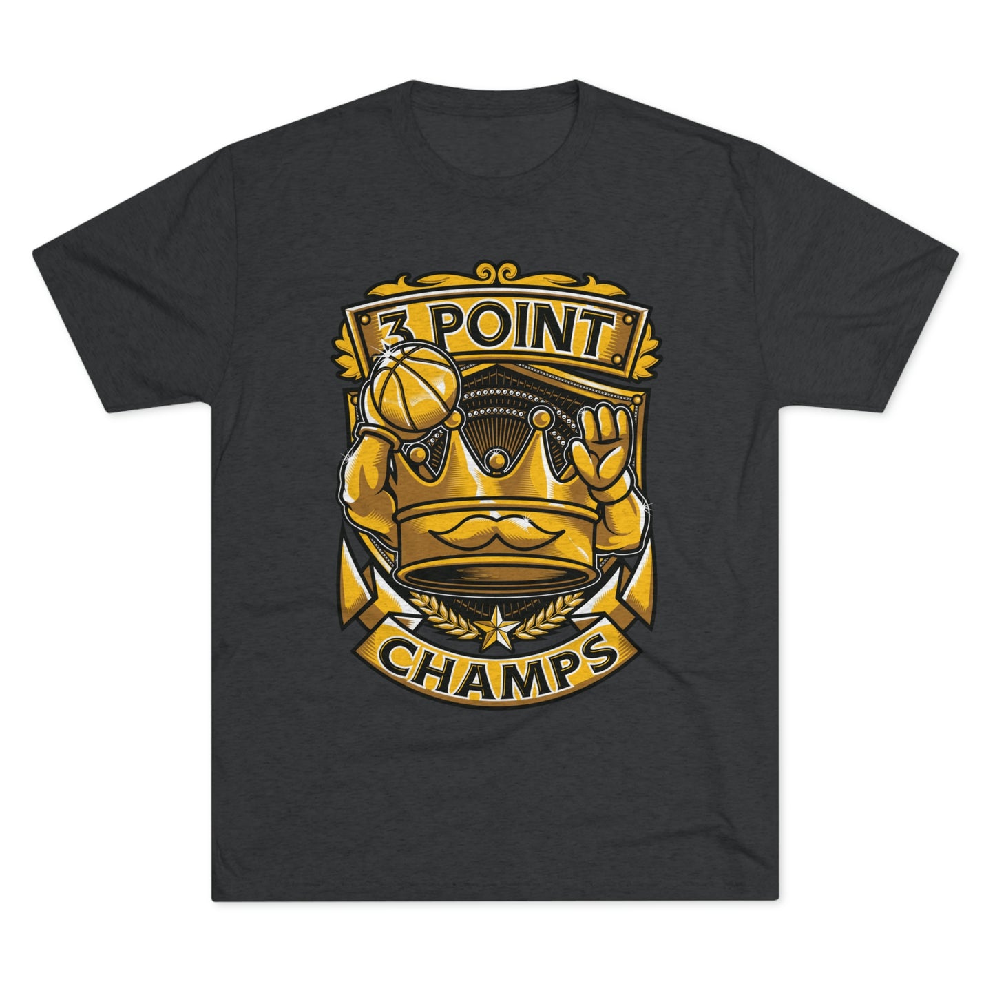 3 POINT CHAMPS - PREMIUM SOFT - Unisex Tri-Blend Crew Tee (Next Level 6010)