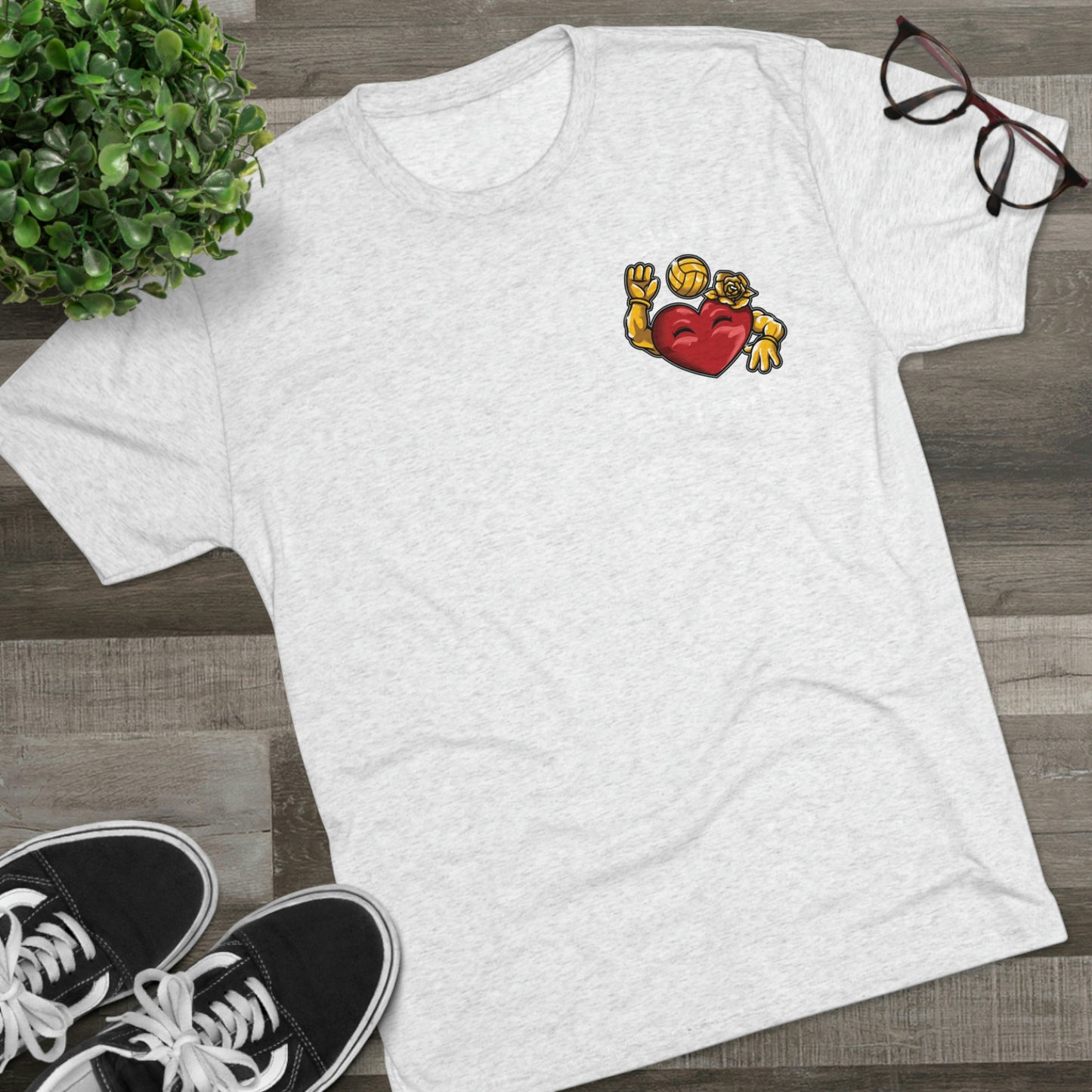 SPIKE CHAMPS (Small Logo) - PREMIUM SOFT - Unisex Tri-Blend Crew Tee (Next Level 6010)