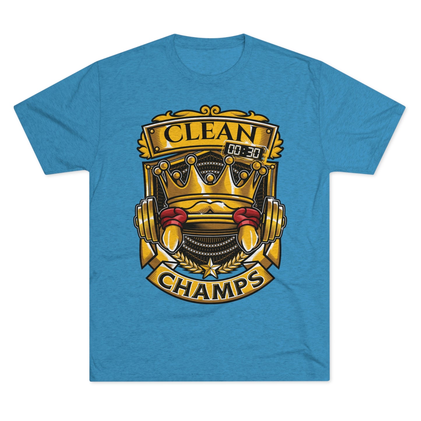 CLEAN CHAMPS - PREMIUM SOFT - Unisex Tri-Blend Crew Tee (Next Level 6010)