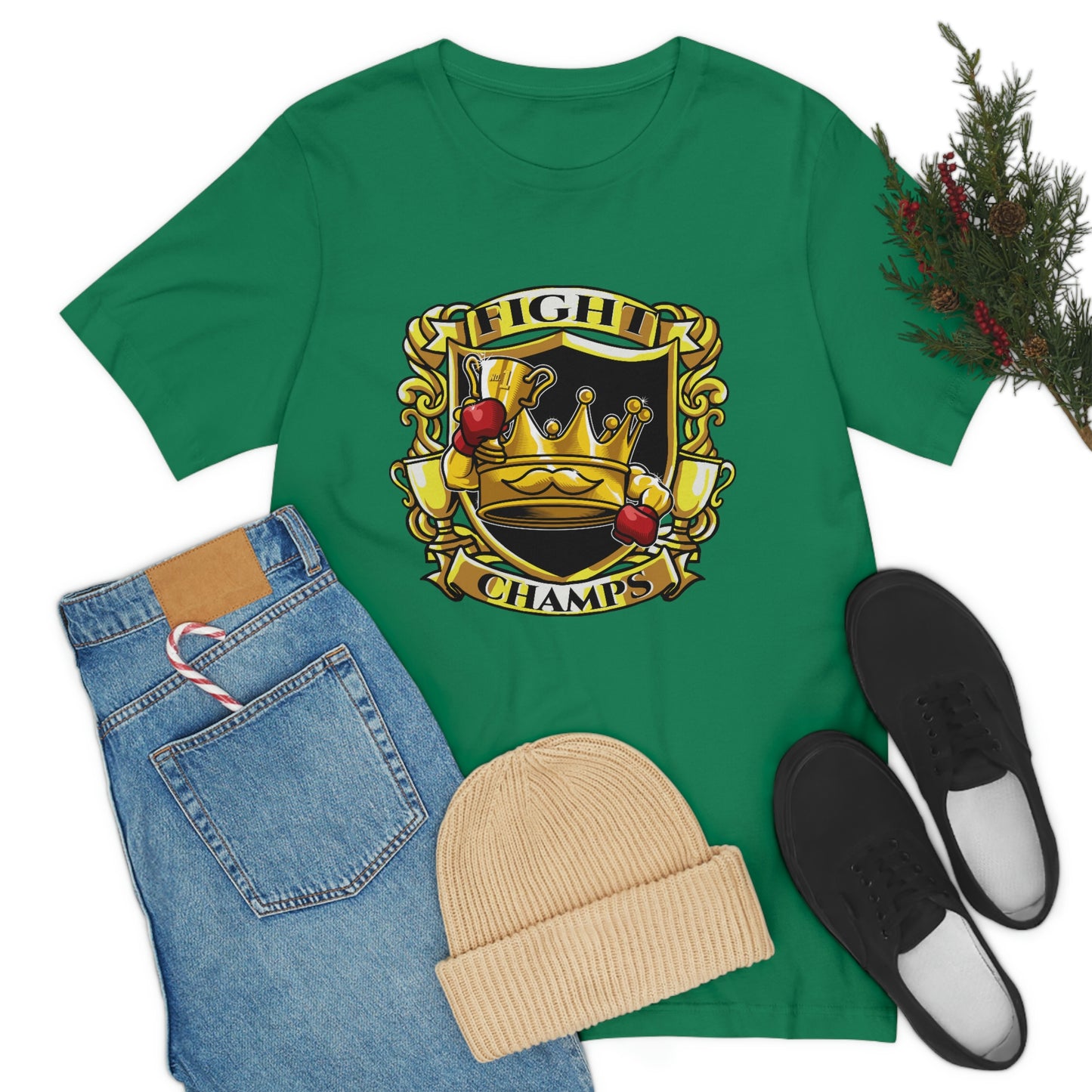 Fight Champs! Unisex Jersey Short Sleeve Tee (Bella+Canvas)
