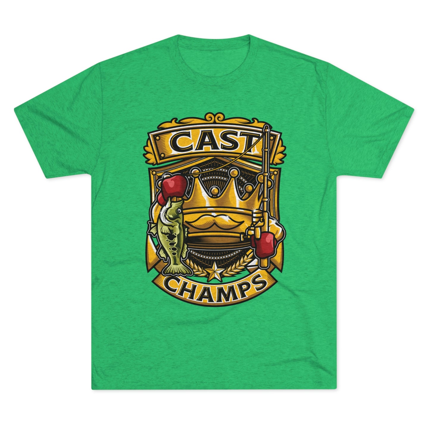 CAST CHAMPS - PREMIUM SOFT - Unisex Tri-Blend Crew Tee (Next Level 6010)