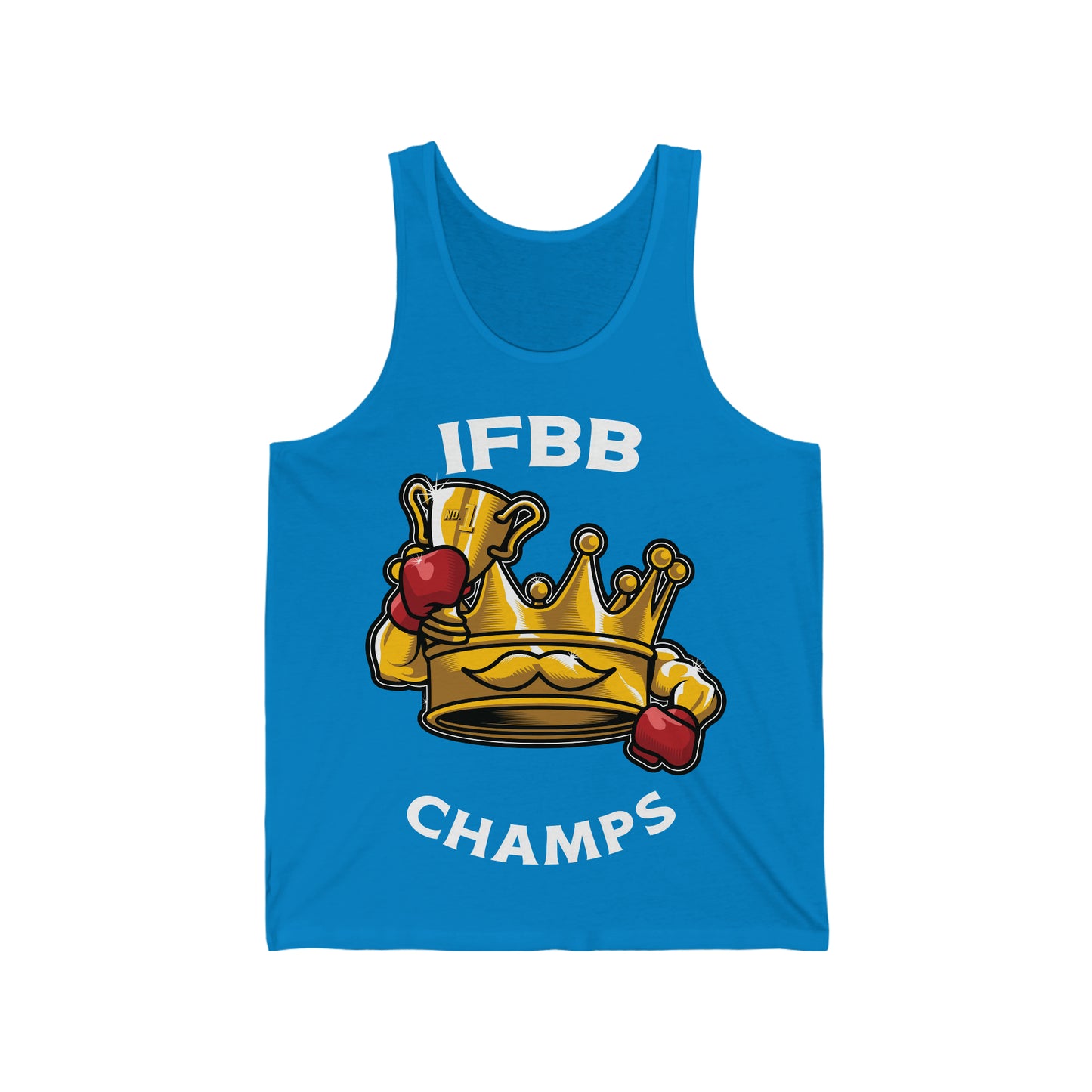 IFBB CHAMPS (v2) - PREMIUM SOFT - Unisex Jersey Tank (Bella+Canvas 3480)