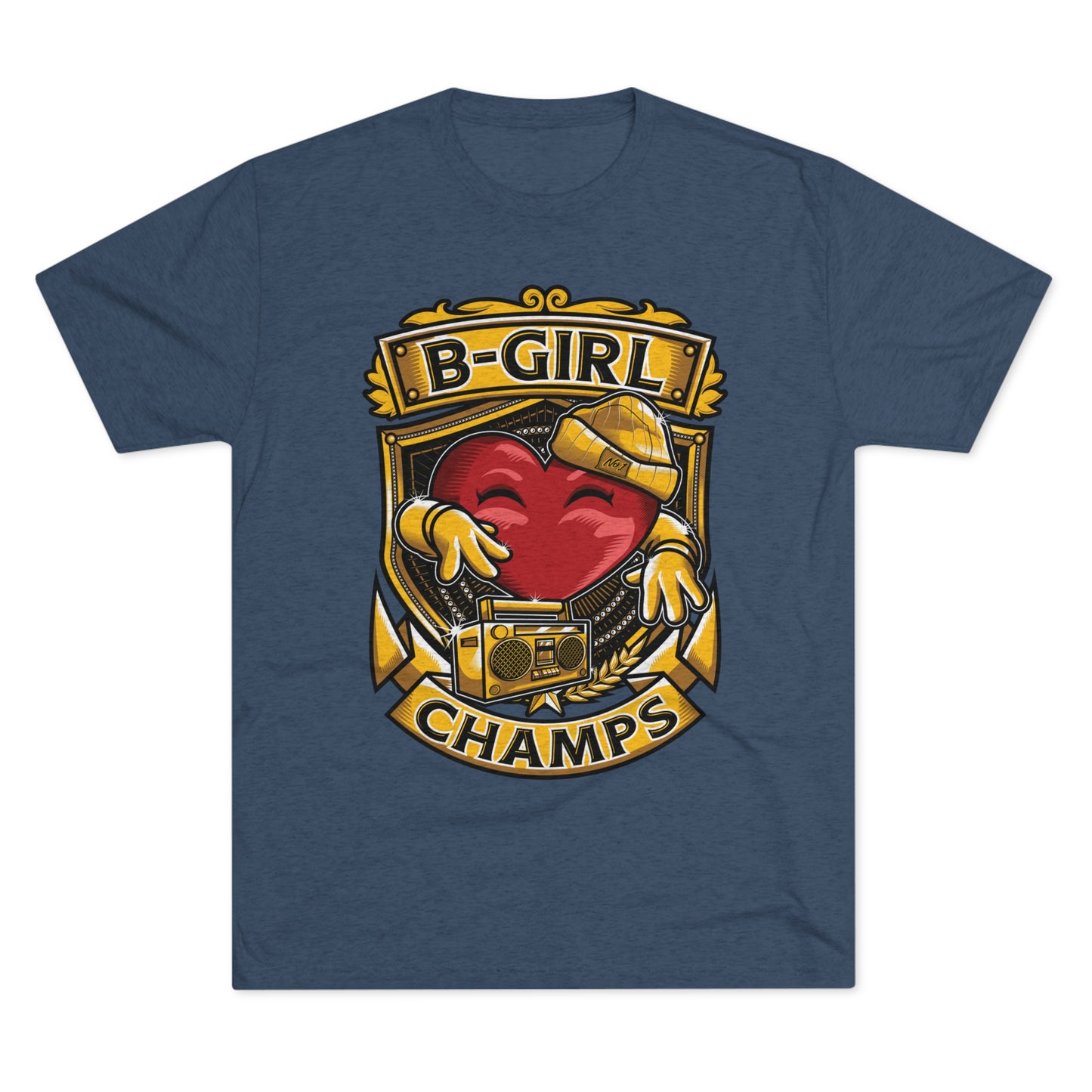 B-GIRL CHAMPS - PREMIUM SOFT - Unisex Tri-Blend Crew Tee (Next Level 6010)