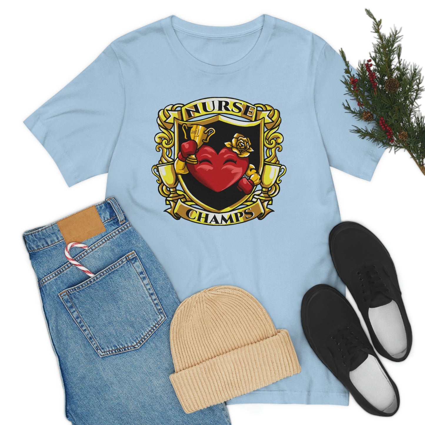 Nurse Champs! - Unisex Jersey Short Sleeve Tee (Bella+Canvas)