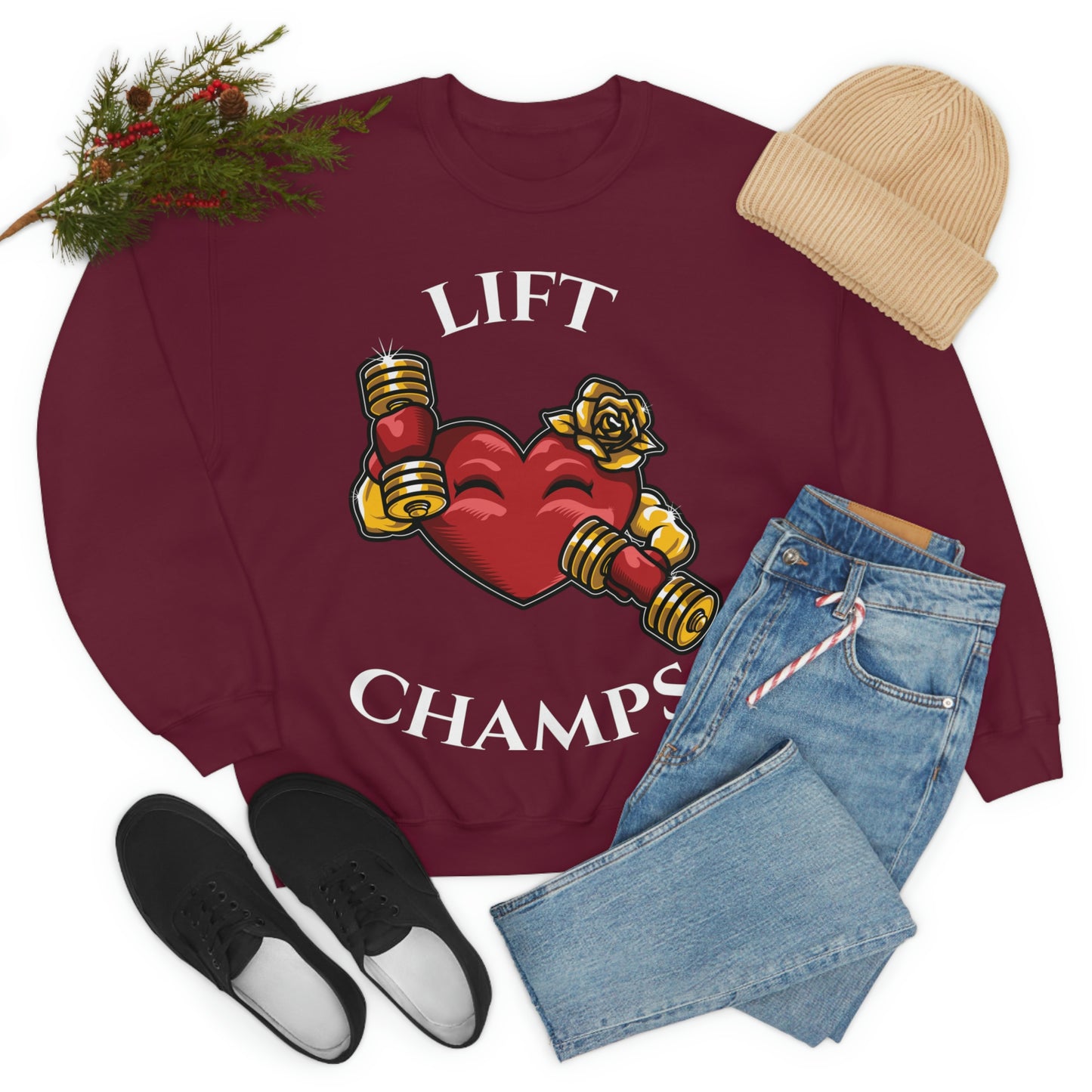 Lift Champs! - Unisex Heavy Blend™ Crewneck Sweatshirt