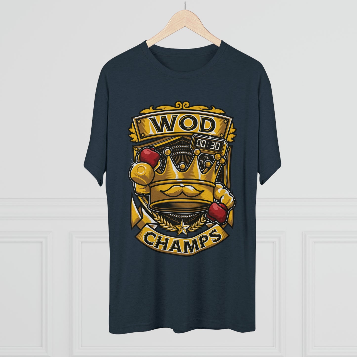 WOD CHAMPS - PREMIUM SOFT - Unisex Tri-Blend Crew Tee (Next Level 6010)