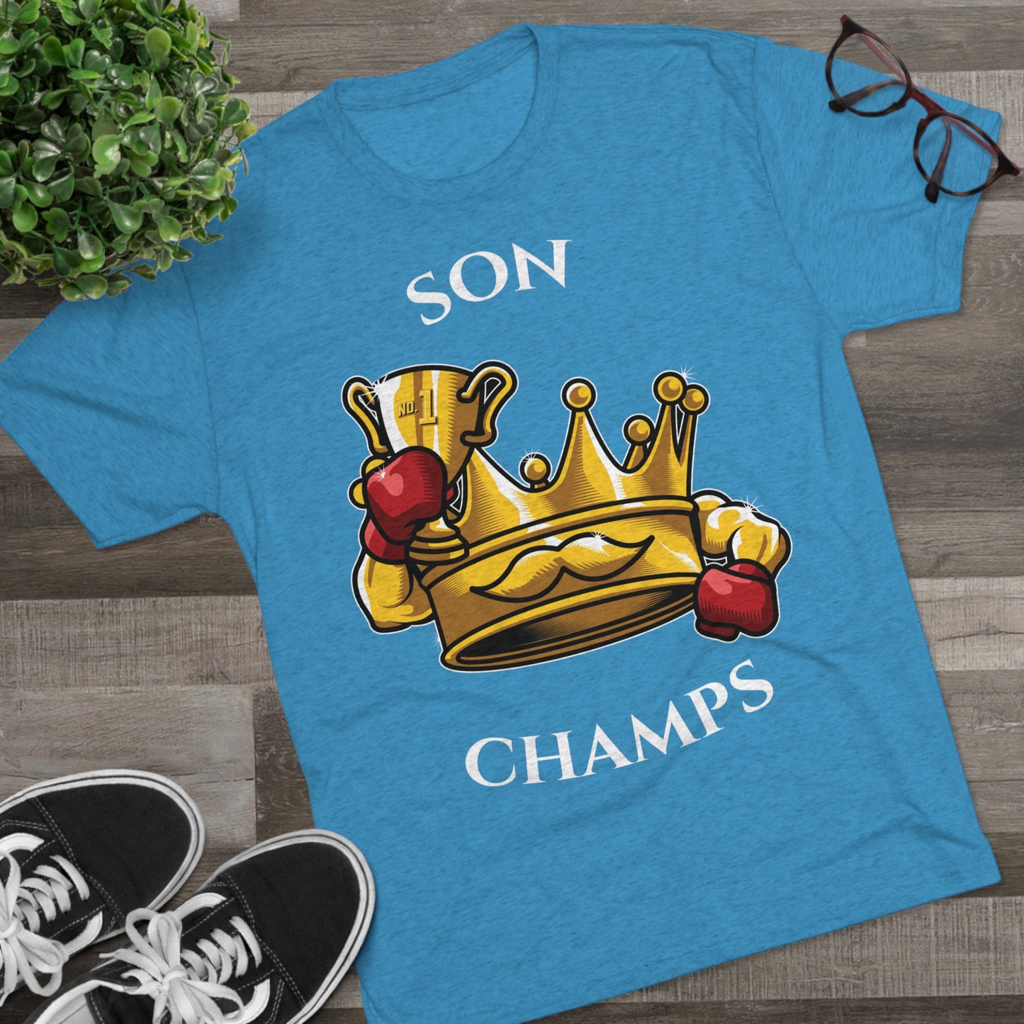 SON CHAMPS - PREMIUM SOFT - Unisex Tri-Blend Crew Tee (Next Level 6010)