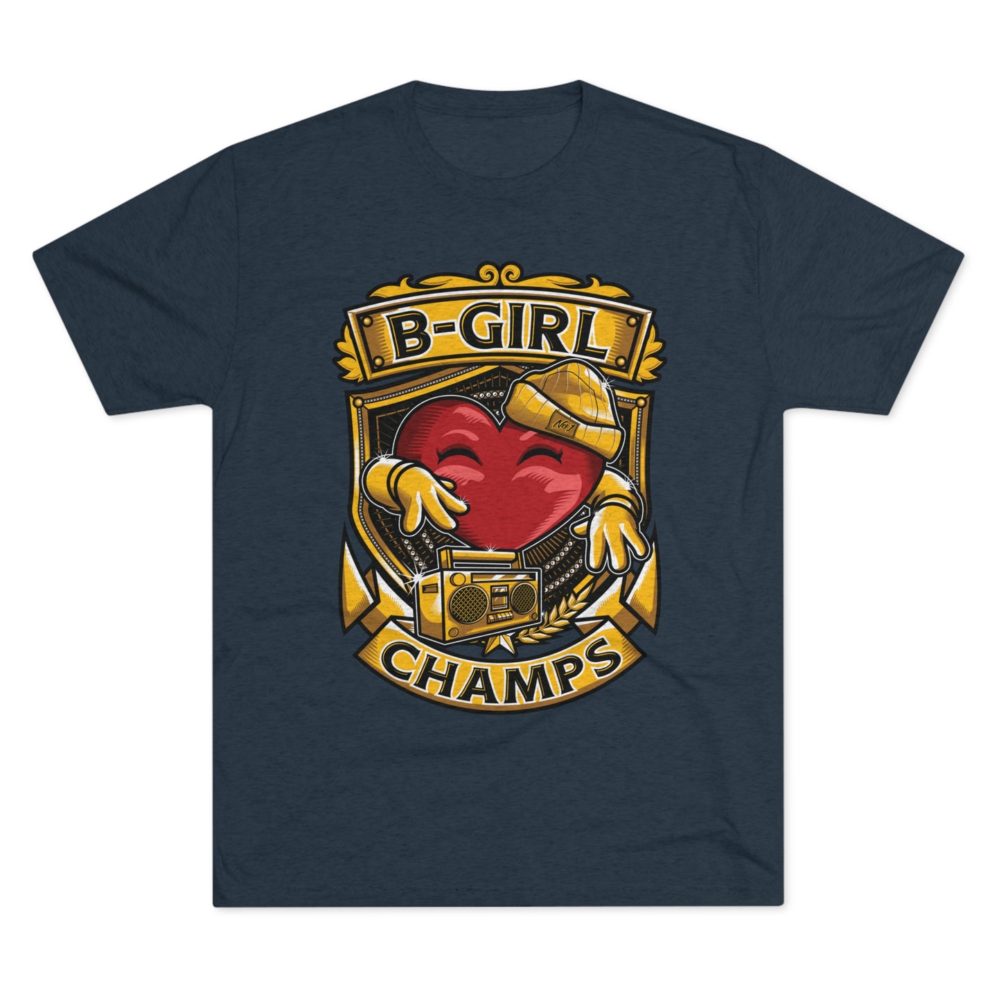 B-GIRL CHAMPS - PREMIUM SOFT - Unisex Tri-Blend Crew Tee (Next Level 6010)