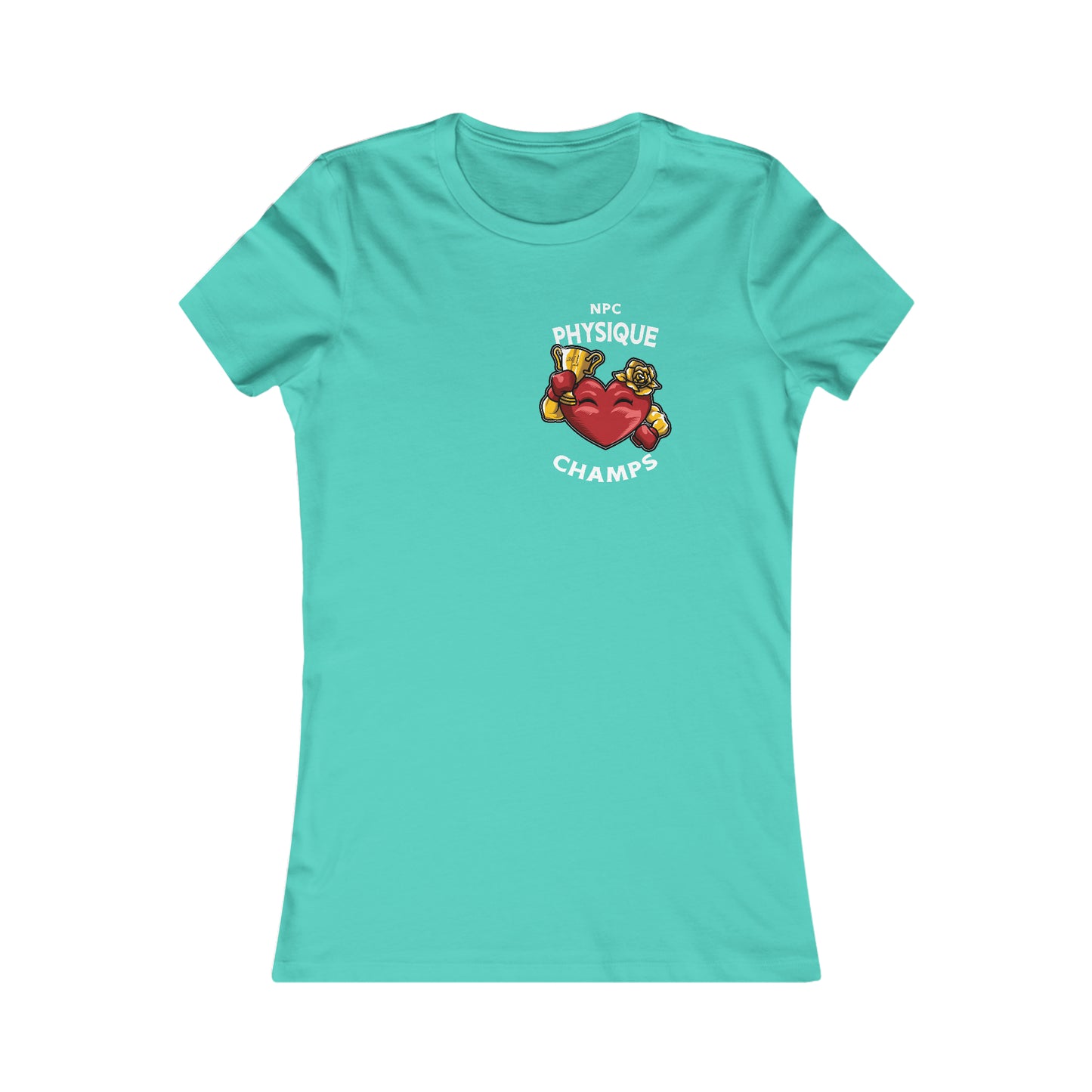 NPC PHYSIQUE CHAMPS (Small Front Logo) - Women's Favorite Tee (Bella+Canvas)