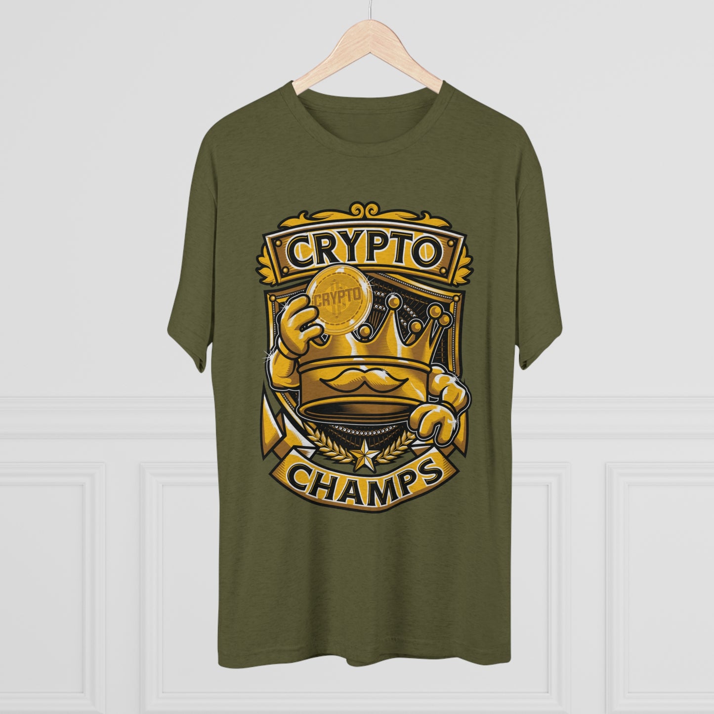 CRYPTO CHAMPS - PREMIUM SOFT - Unisex Tri-Blend Crew Tee (Next Level 6010)