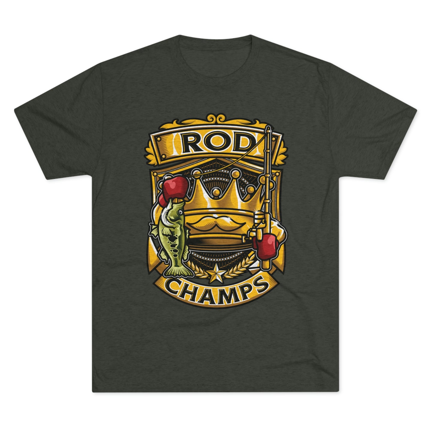 ROD CHAMPS - PREMIUM SOFT - Unisex Tri-Blend Crew Tee (Next Level 6010)
