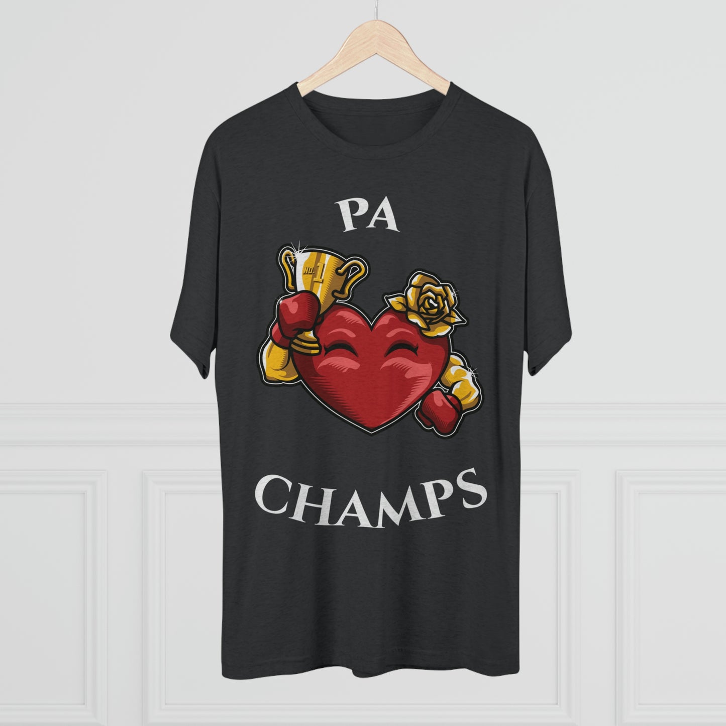 PA CHAMPS (Alternate Logo) - PREMIUM SOFT - Unisex Tri-Blend Crew Tee (Next Level 6010)