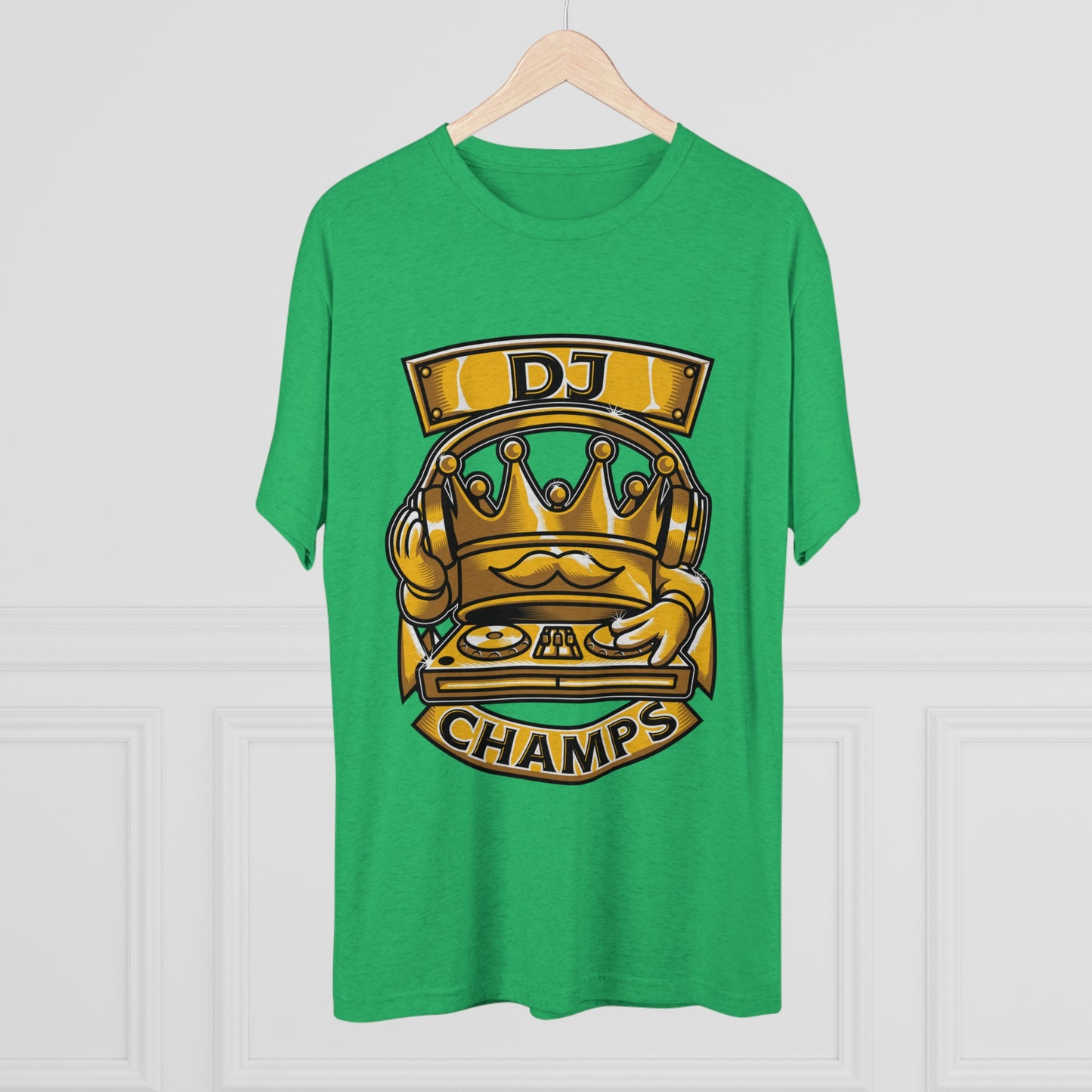 DJ CHAMPS - PREMIUM SOFT - Unisex Tri-Blend Crew Tee (Next Level 6010)