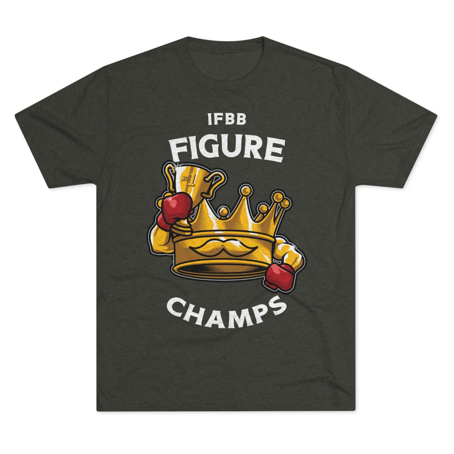 IFBB FIGURE CHAMPS (v2) - PREMIUM SOFT - Unisex Tri-Blend Crew Tee (Next Level 6010)