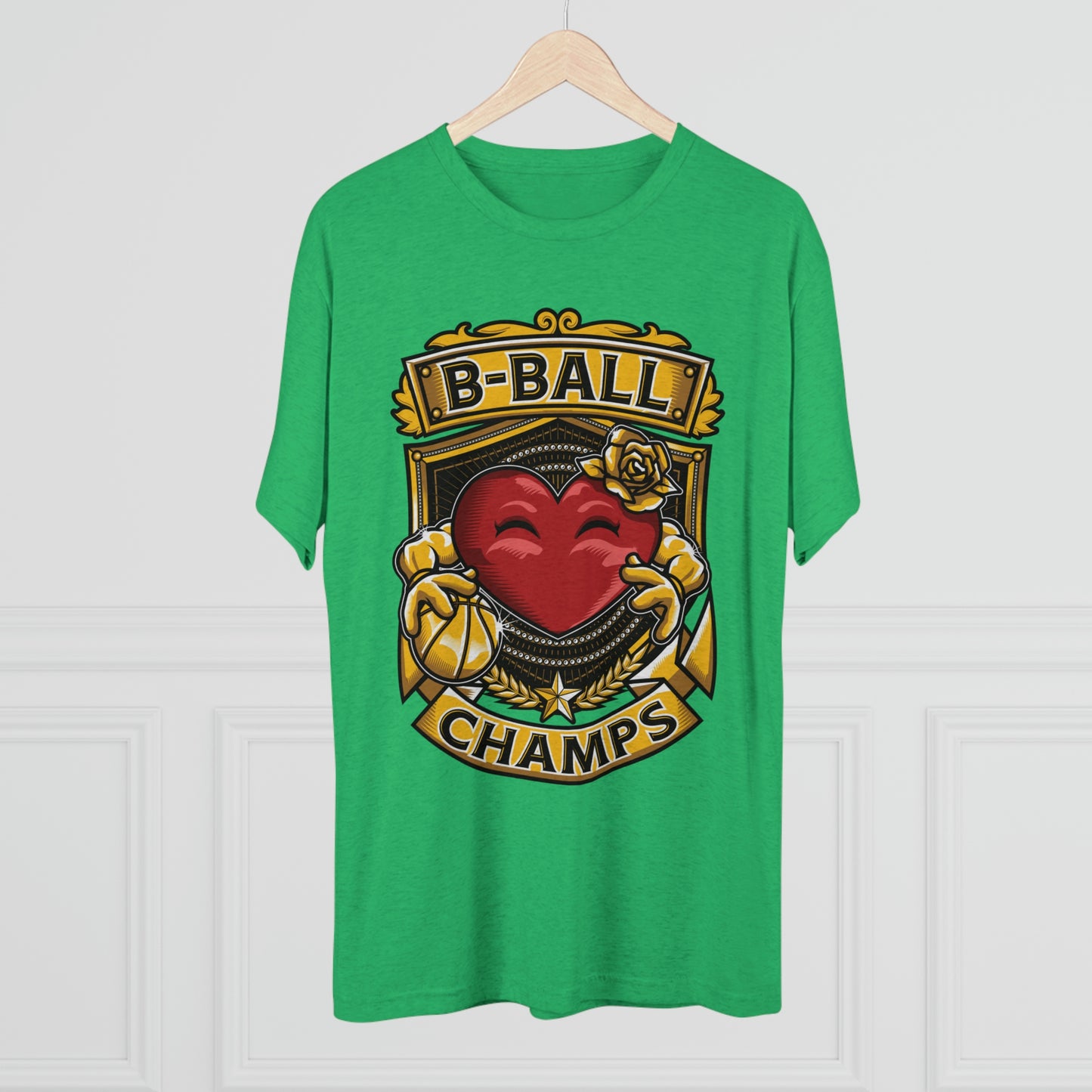 B-BALL CHAMPS - PREMIUM SOFT - Unisex Tri-Blend Crew Tee (Next Level 6010)