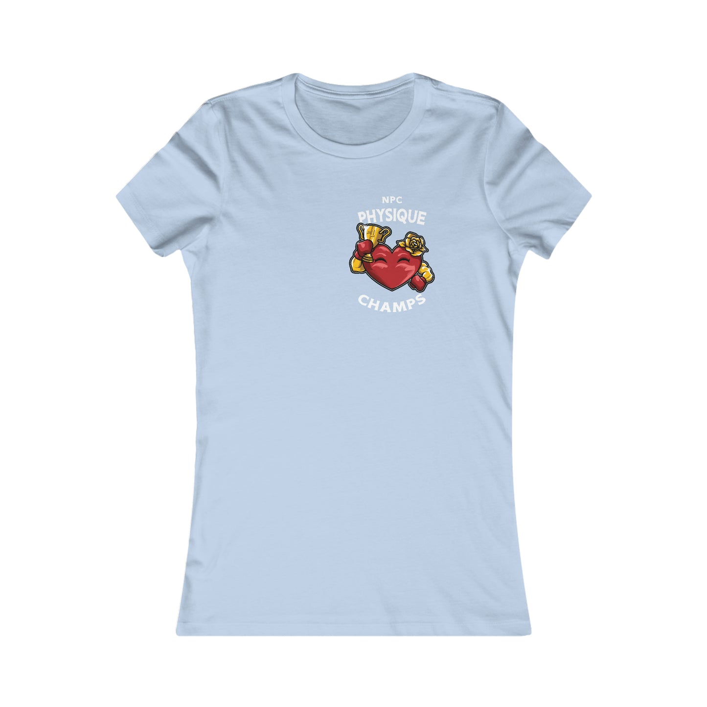 NPC PHYSIQUE CHAMPS (Small Front Logo) - Women's Favorite Tee (Bella+Canvas)