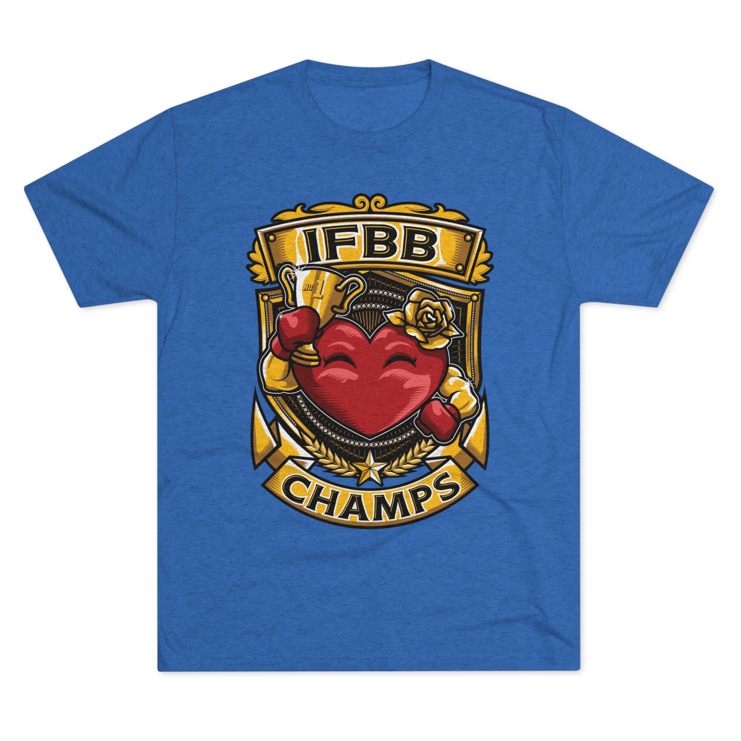 IFBB CHAMPS - PREMIUM SOFT - Unisex Tri-Blend Crew Tee (Next Level 6010)