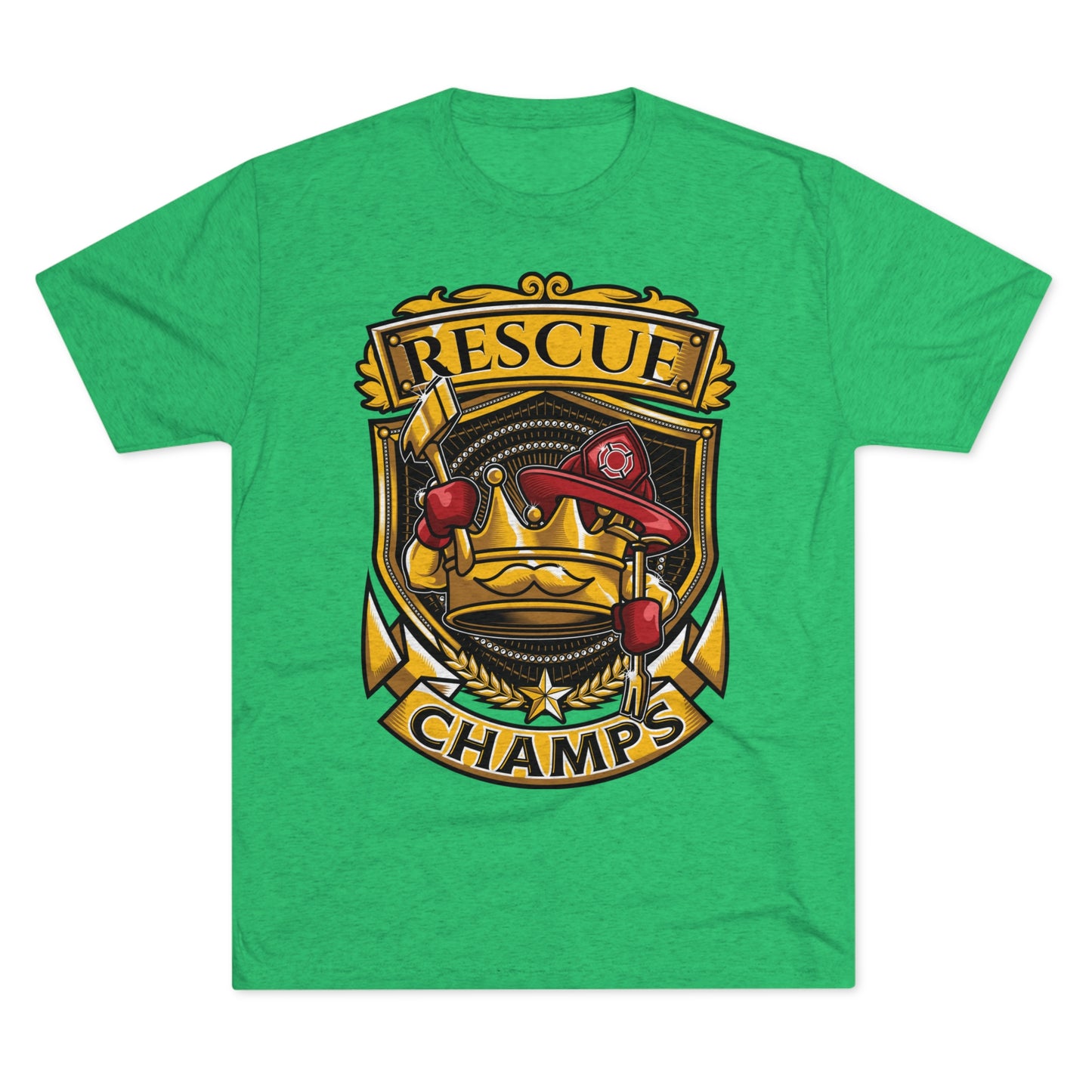 RESCUE CHAMPS - PREMIUM SOFT - Unisex Tri-Blend Crew Tee (Next Level 6010)