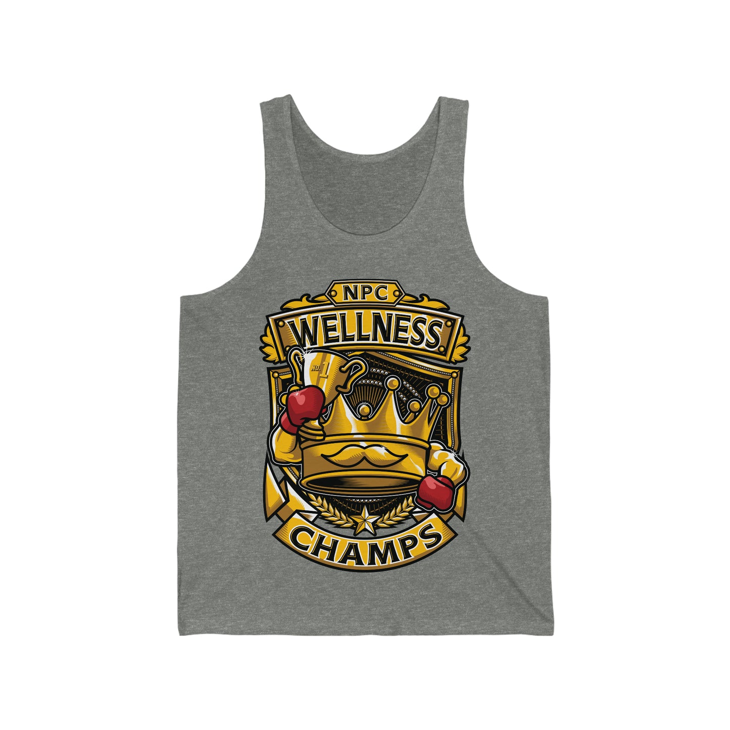 NPC WELLNESS CHAMPS - PREMIUM SOFT - Unisex Jersey Tank (Bella+Canvas 3480)