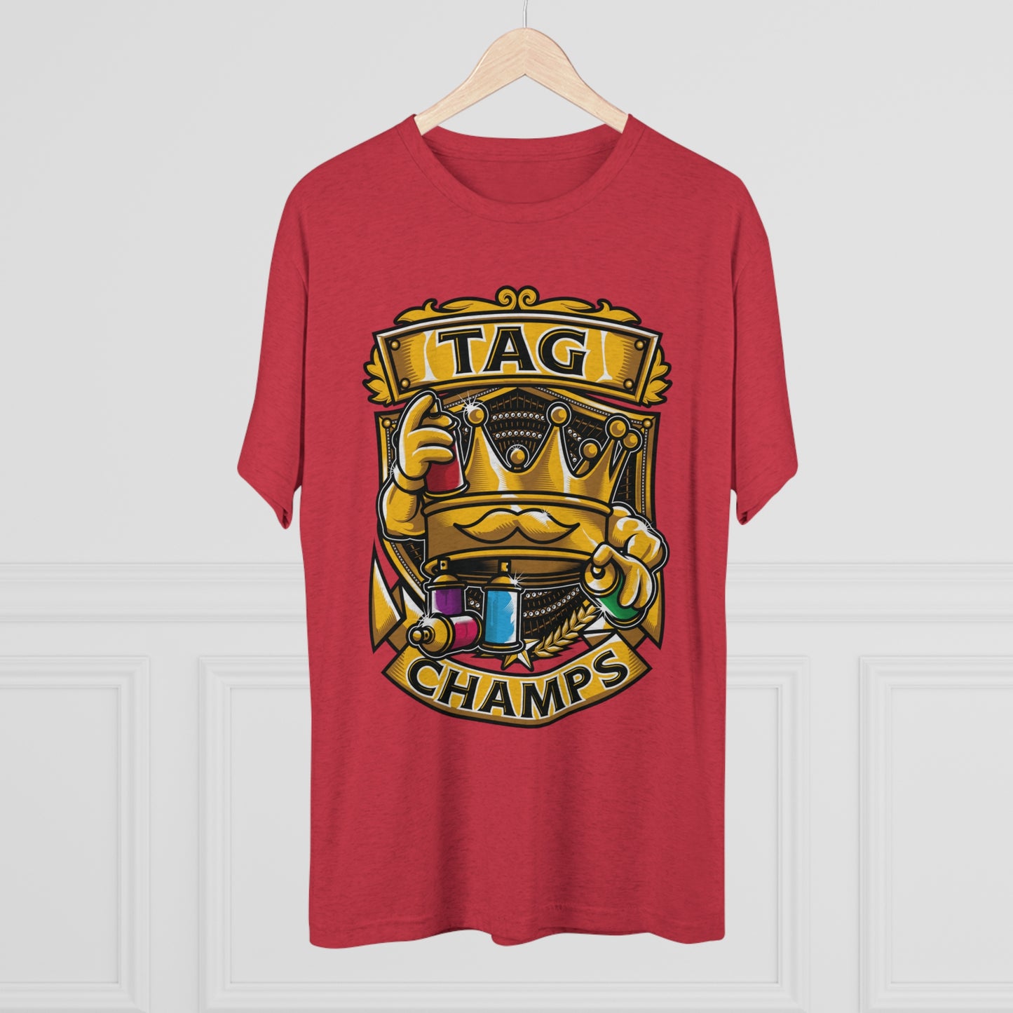 TAG CHAMPS - PREMIUM SOFT - Unisex Tri-Blend Crew Tee (Next Level 6010)