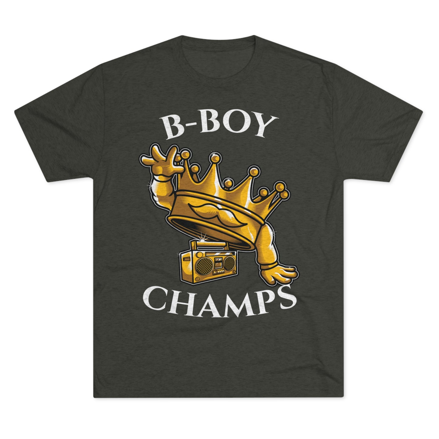 B-BOY CHAMPS (No Crest) - PREMIUM SOFT - Unisex Tri-Blend Crew Tee (Next Level 6010)