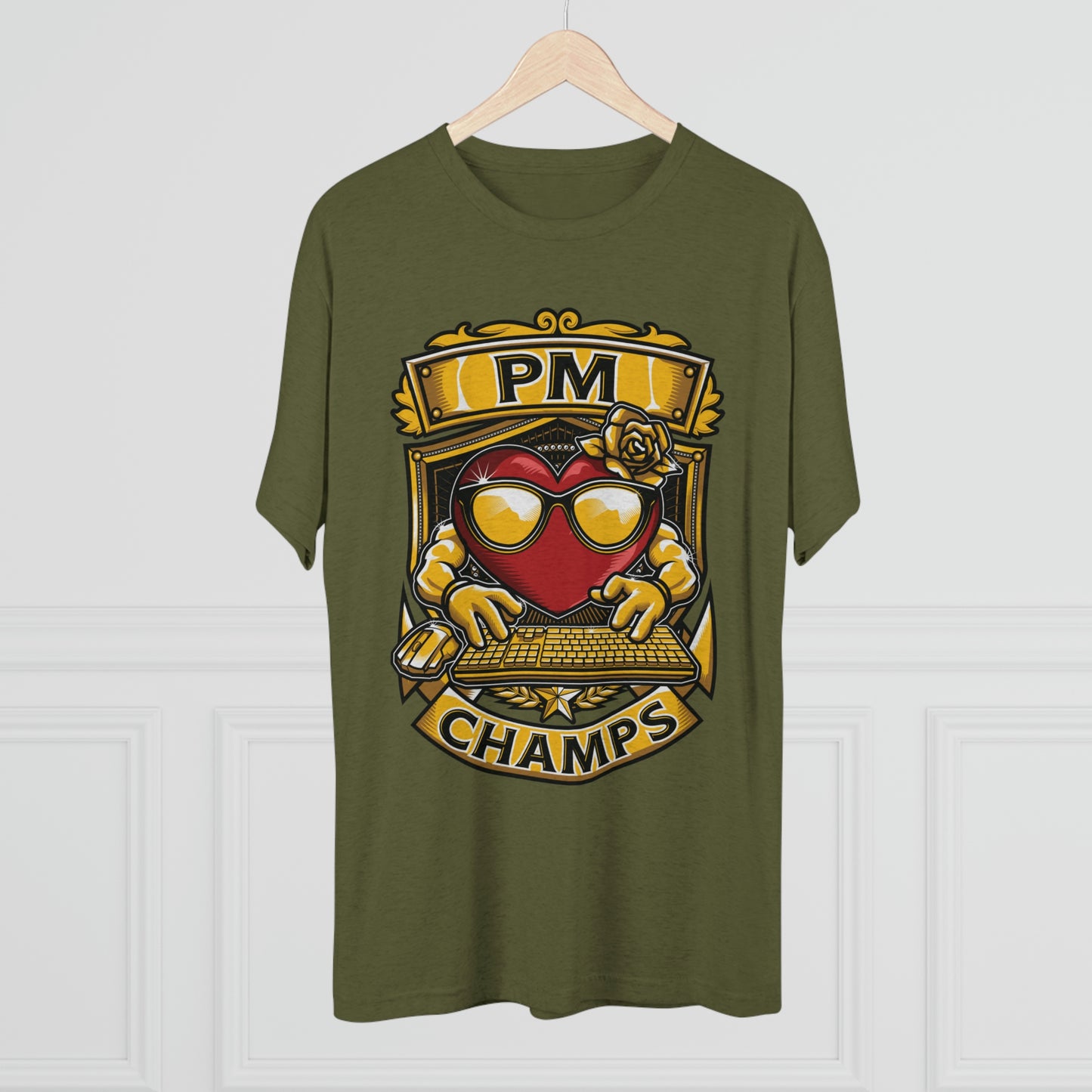 PM CHAMPS - PREMIUM SOFT - Unisex Tri-Blend Crew Tee (Next Level 6010)