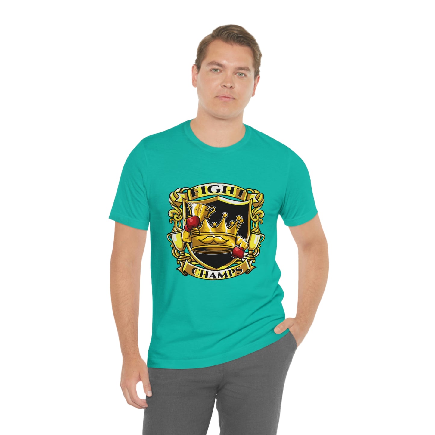 Fight Champs! Unisex Jersey Short Sleeve Tee (Bella+Canvas)