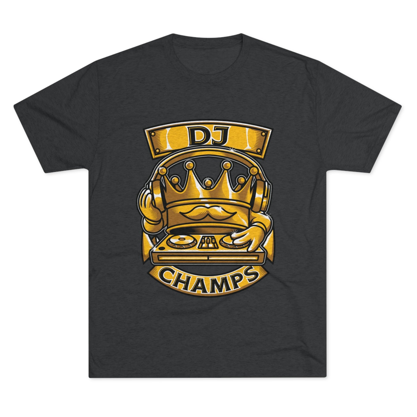DJ CHAMPS - PREMIUM SOFT - Unisex Tri-Blend Crew Tee (Next Level 6010)