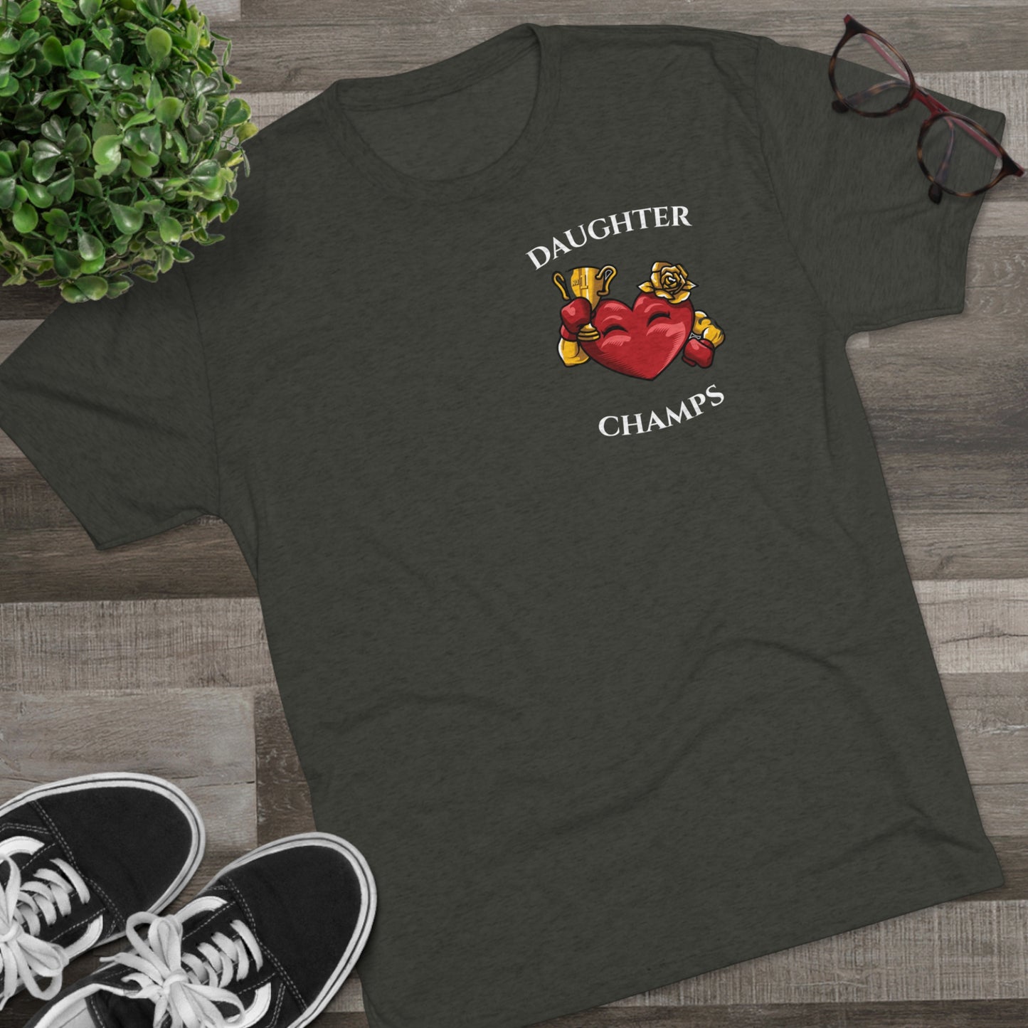 DAUGHTER CHAMPS - PREMIUM SOFT - Unisex Tri-Blend Crew Tee (Next Level 6010)