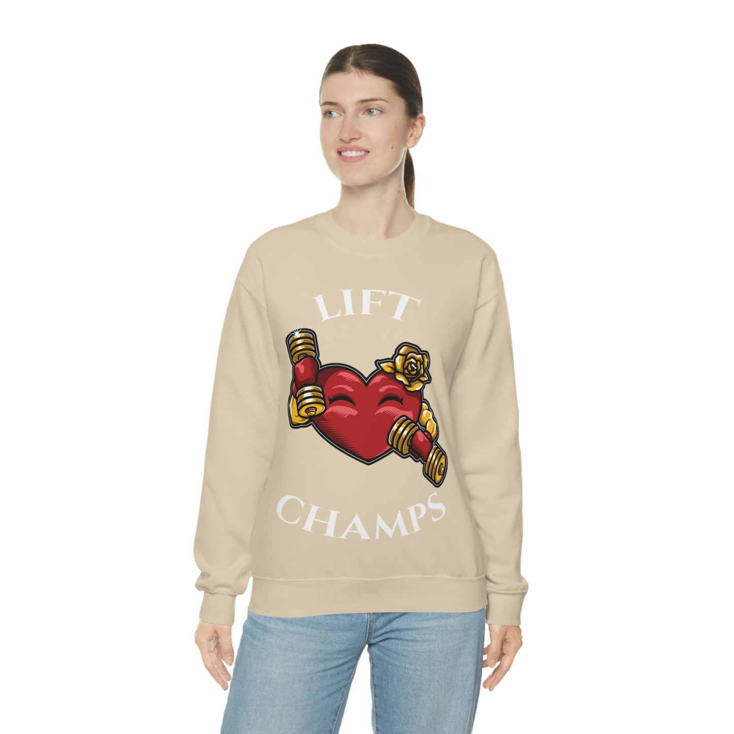 Lift Champs! - Unisex Heavy Blend™ Crewneck Sweatshirt