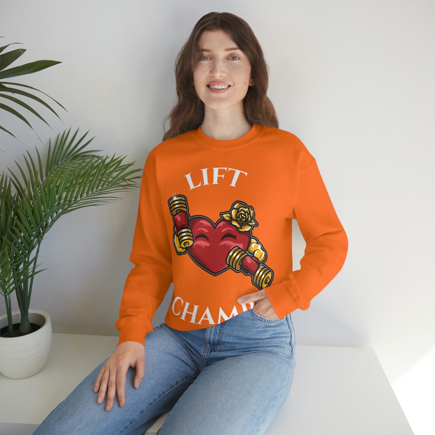 Lift Champs! - Unisex Heavy Blend™ Crewneck Sweatshirt