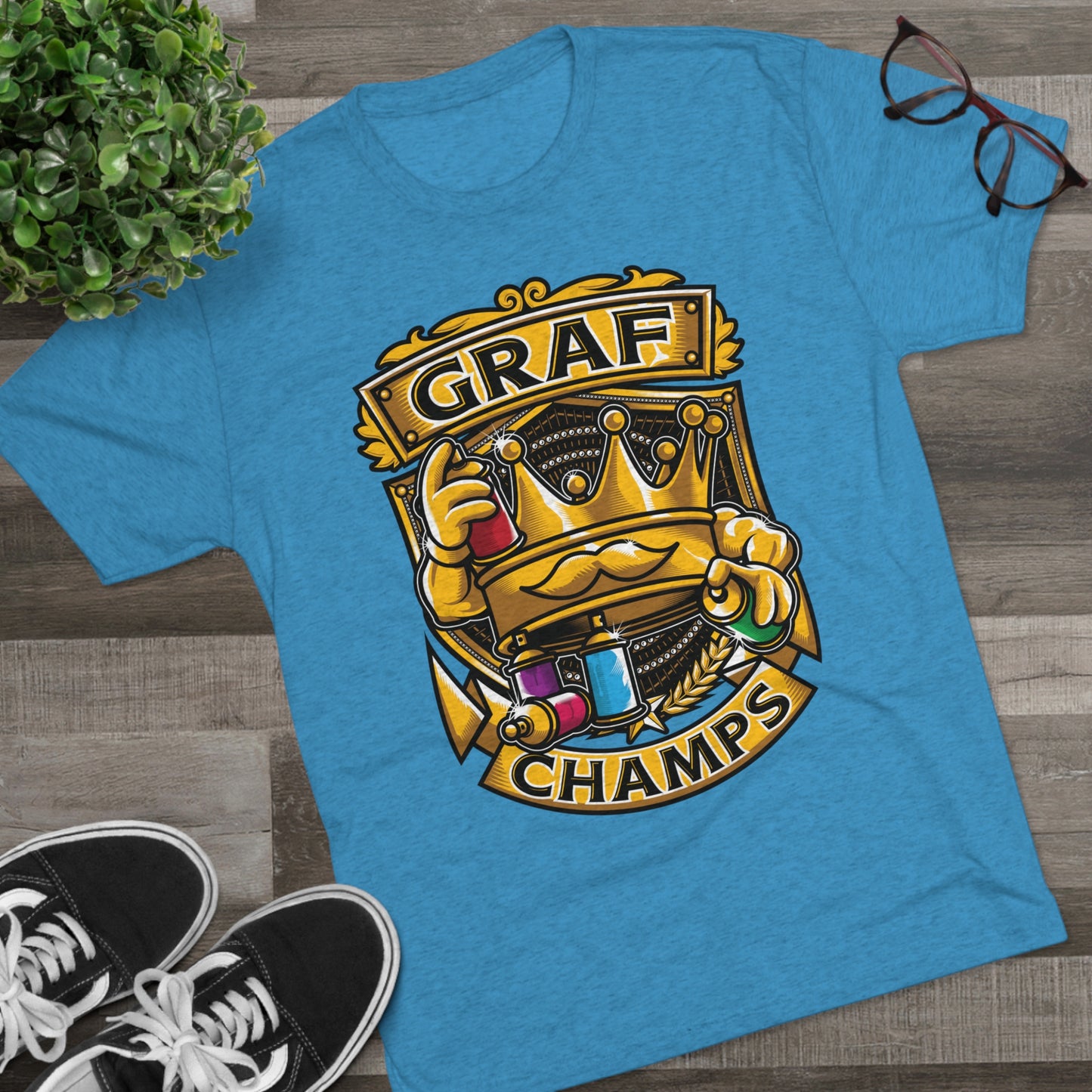 GRAF CHAMPS - PREMIUM SOFT - Unisex Tri-Blend Crew Tee (Next Level 6010)