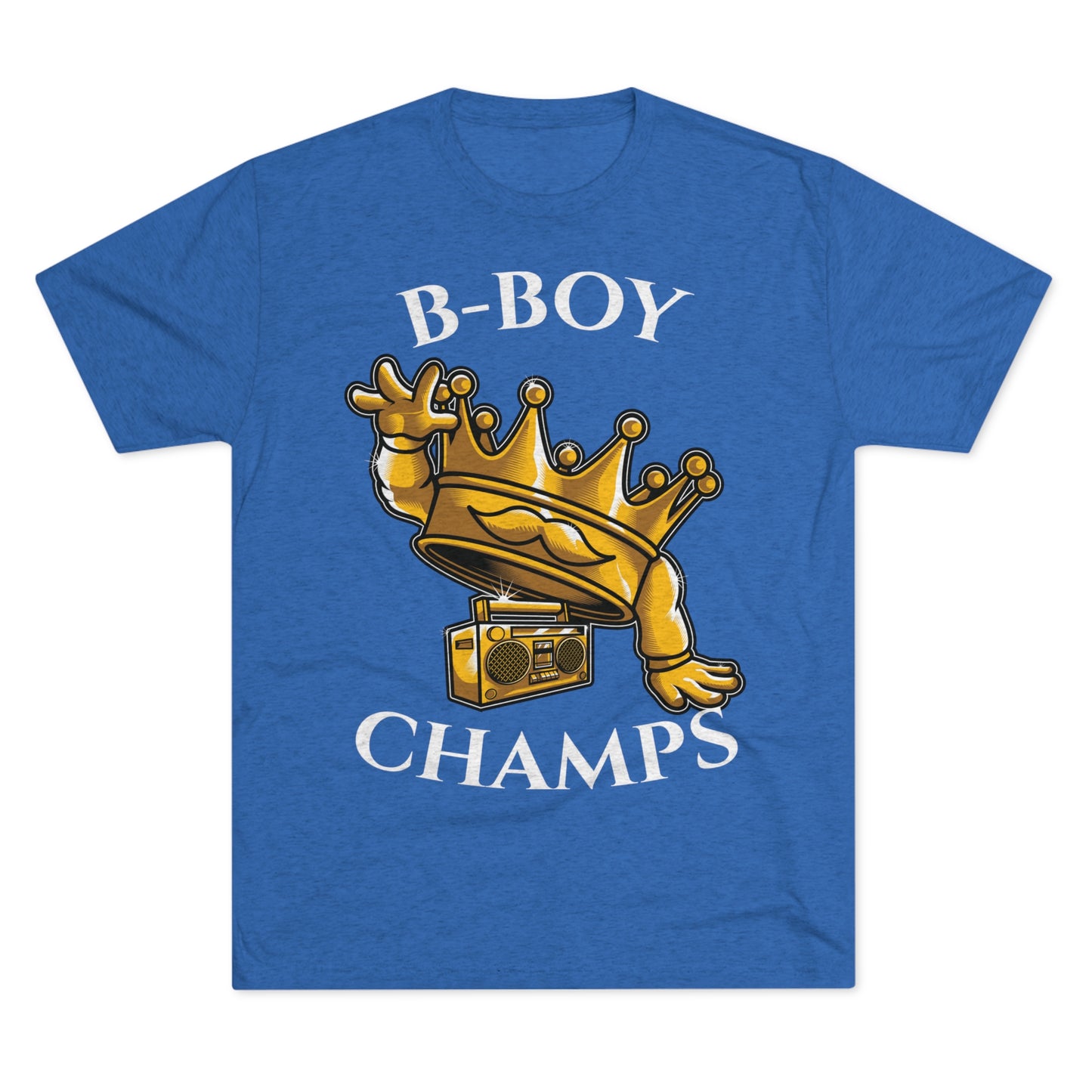 B-BOY CHAMPS (No Crest) - PREMIUM SOFT - Unisex Tri-Blend Crew Tee (Next Level 6010)