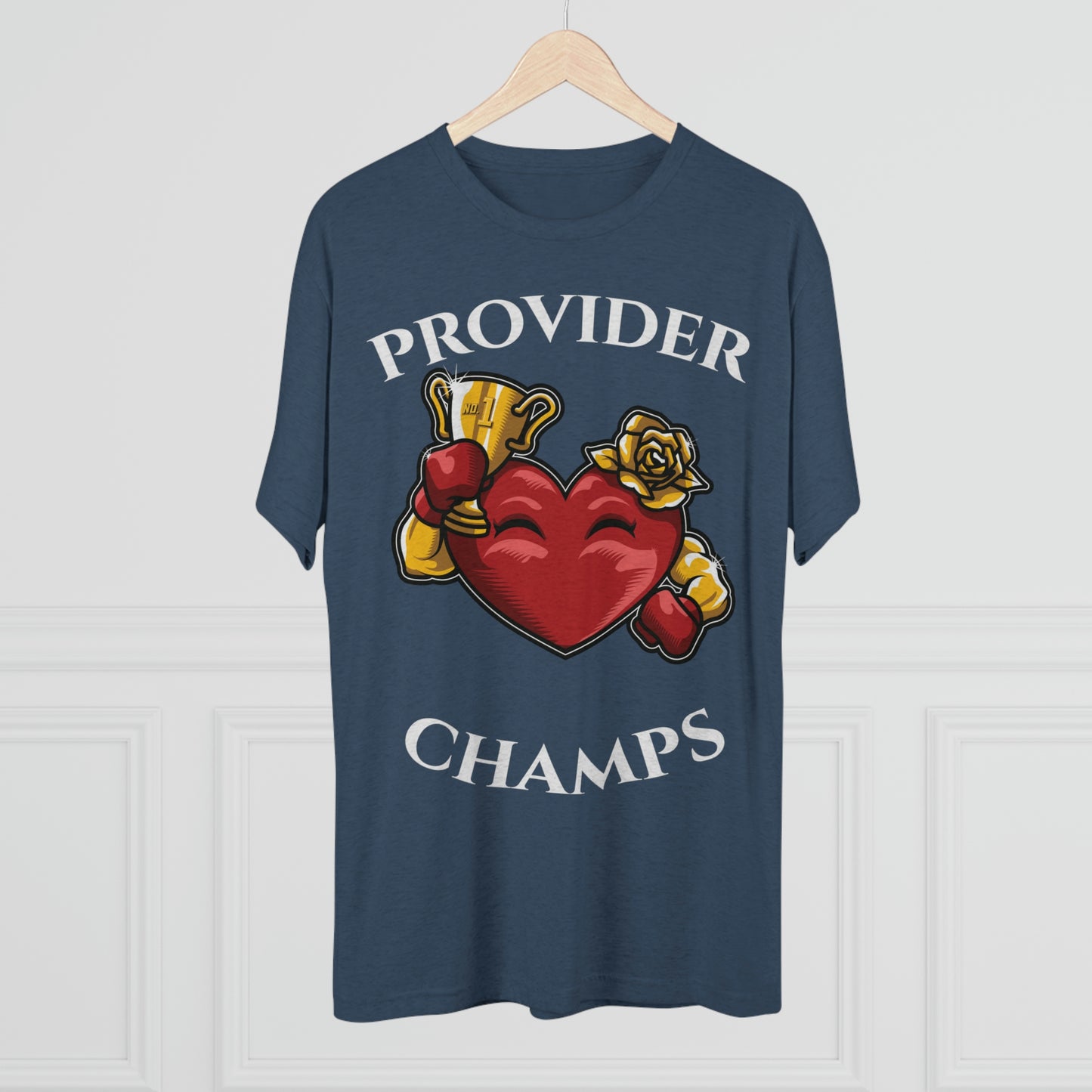 PROVIDER CHAMPS (Alternate Logo) - PREMIUM SOFT - Unisex Tri-Blend Crew Tee (Next Level 6010)