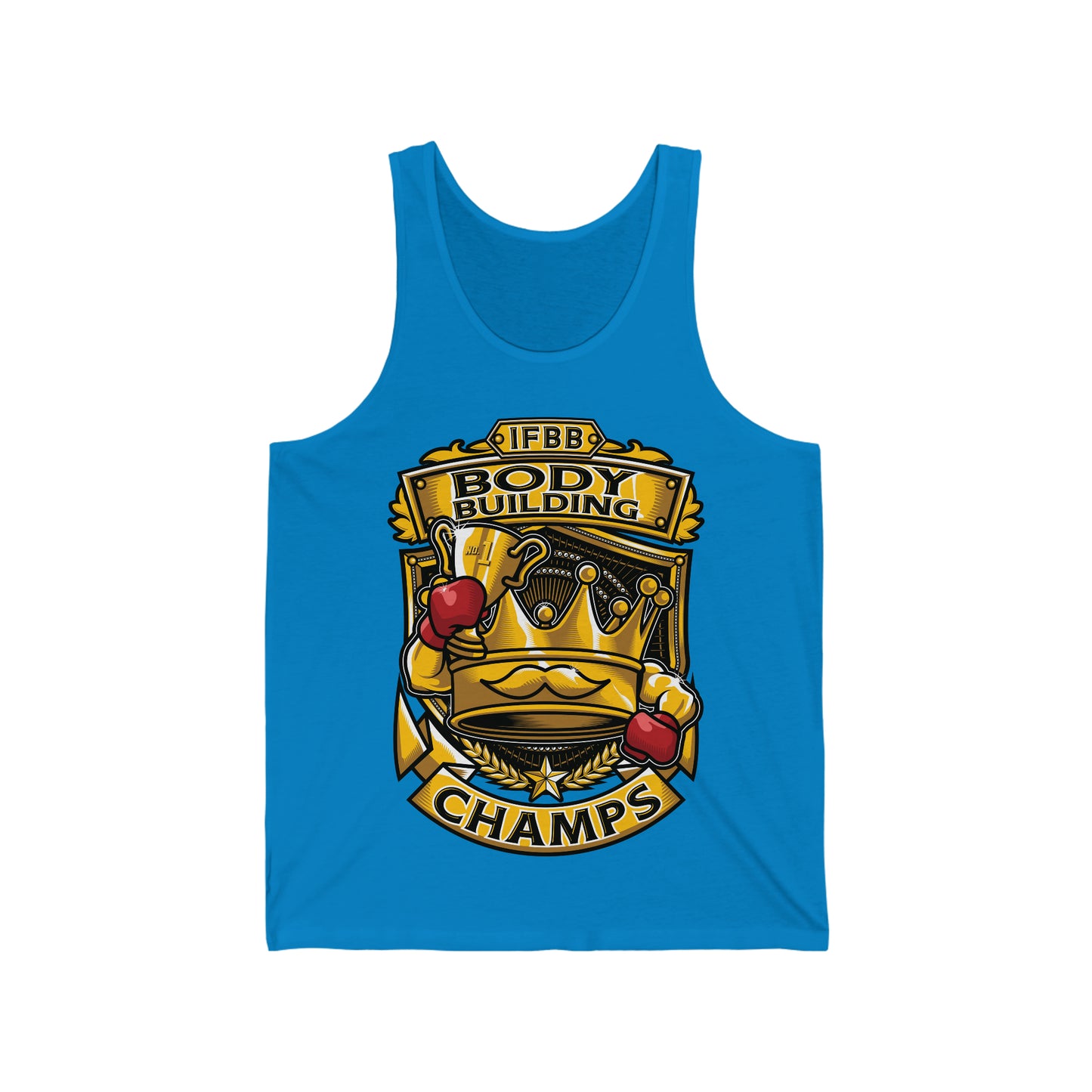 IFBB BODY BUILDING CHAMPS - PREMIUM SOFT - Unisex Jersey Tank (Bella+Canvas 3480)