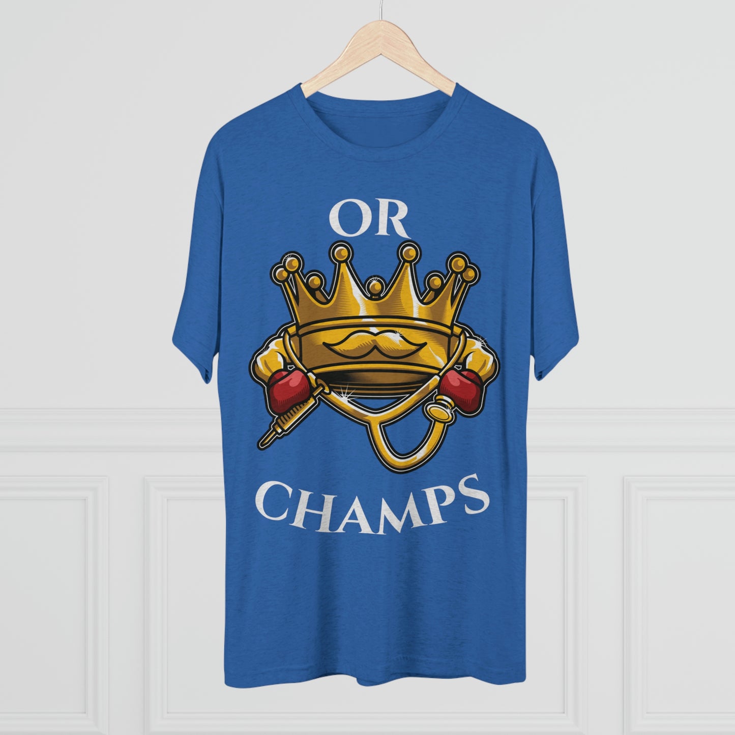 OR CHAMPS (No background) - PREMIUM SOFT - Unisex Tri-Blend Crew Tee (Next Level 6010)