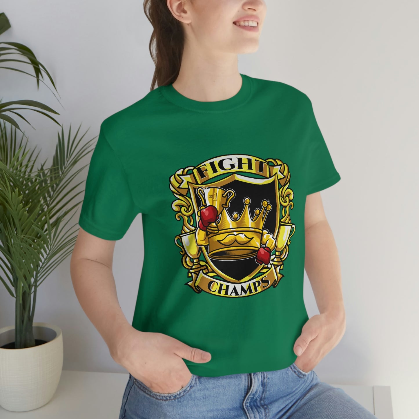Fight Champs! Unisex Jersey Short Sleeve Tee (Bella+Canvas)