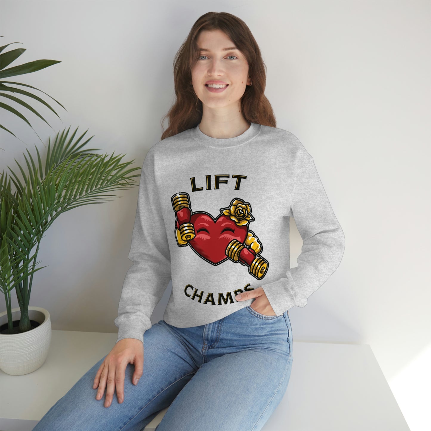 Lift Champs! - Unisex Heavy Blend™ Crewneck Sweatshirt